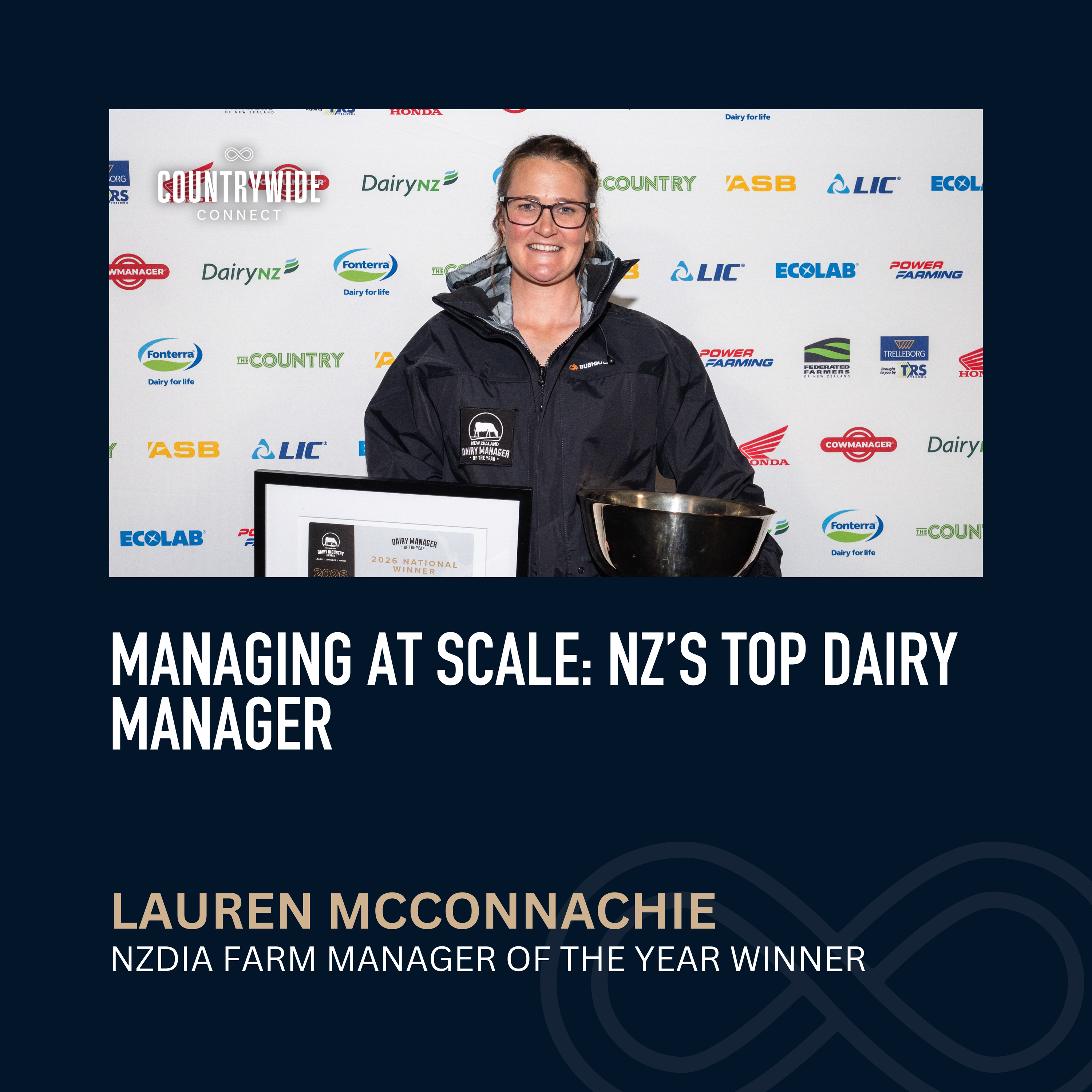 Lauren McConnachie - Managing at scale: NZ’s top dairy manager episode artwork