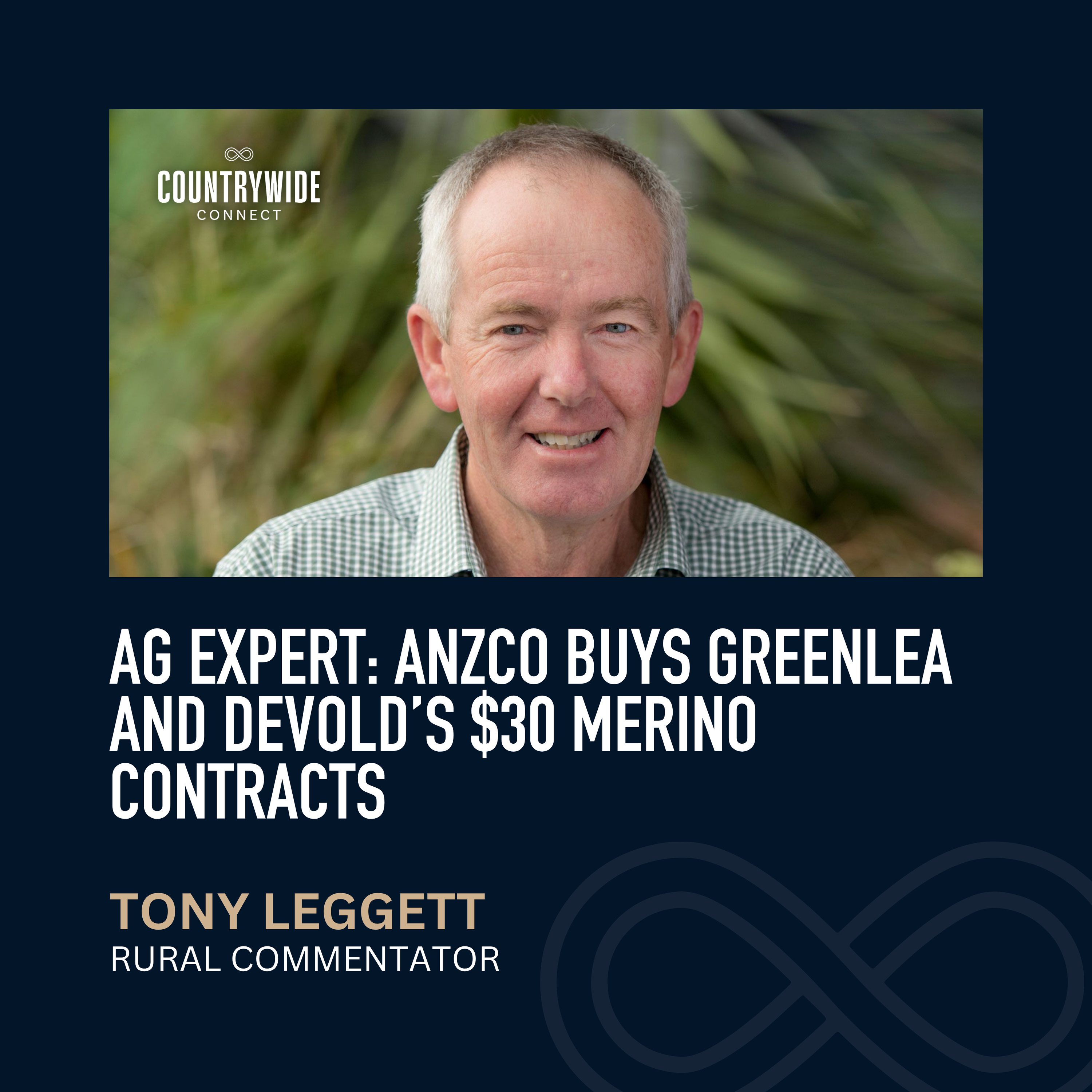Tony Leggett - Ag expert talks ANZCO buying Greenlea and Devold's $30 merino contracts episode artwork