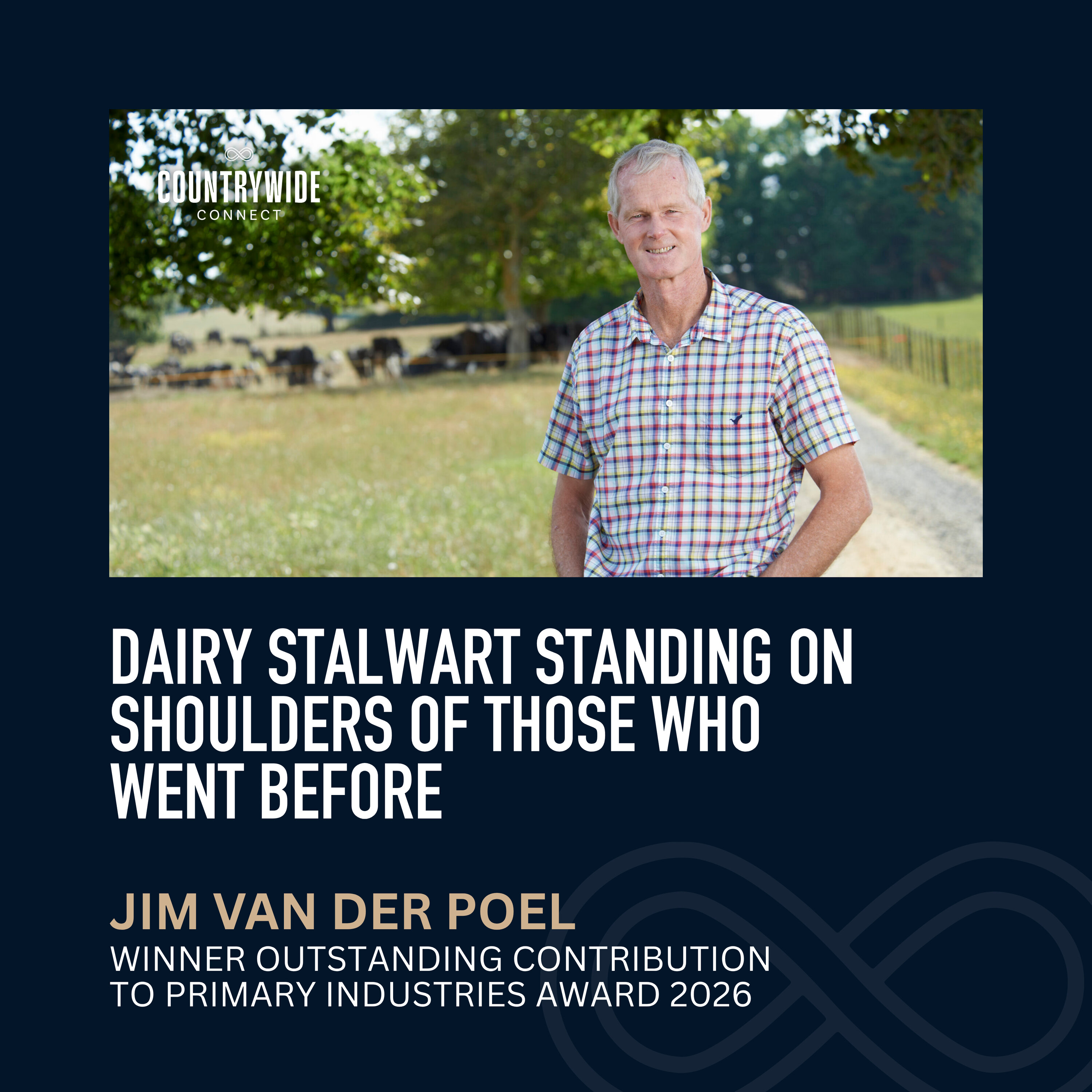 Jim Van Der Poel - Dairy stalwart standing on shoulders of those who went before episode artwork