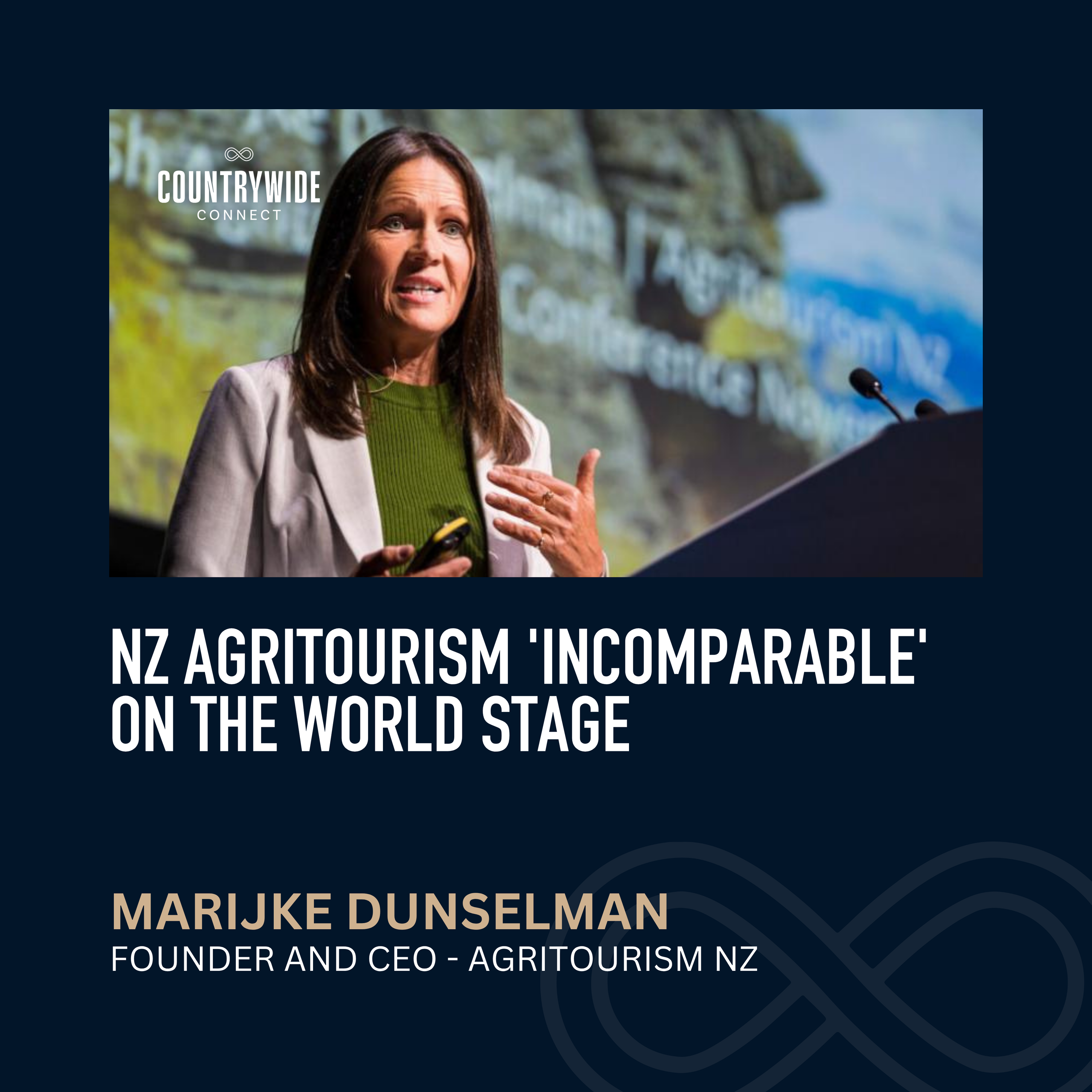 Marijke Dunselman - NZ agritourism 'incomparable' on the world stage episode artwork