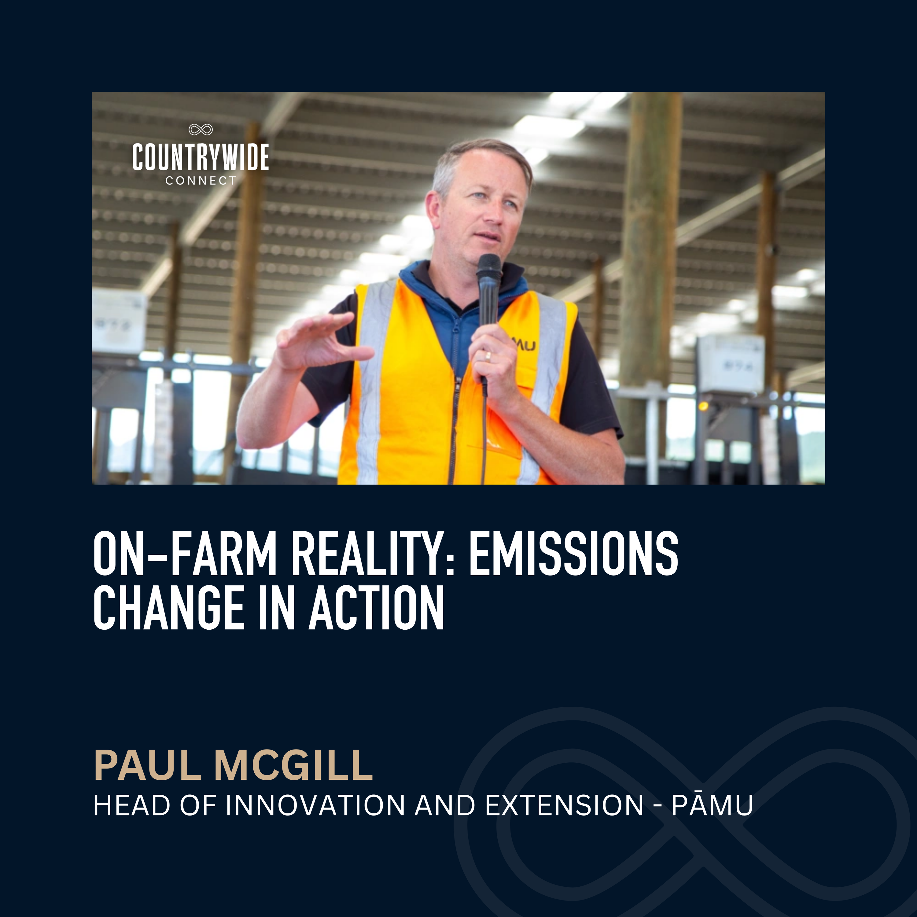 On-Farm reality: Emissions change in action // Paul McGill, Head of Innovation and Extension, Pāmu episode artwork