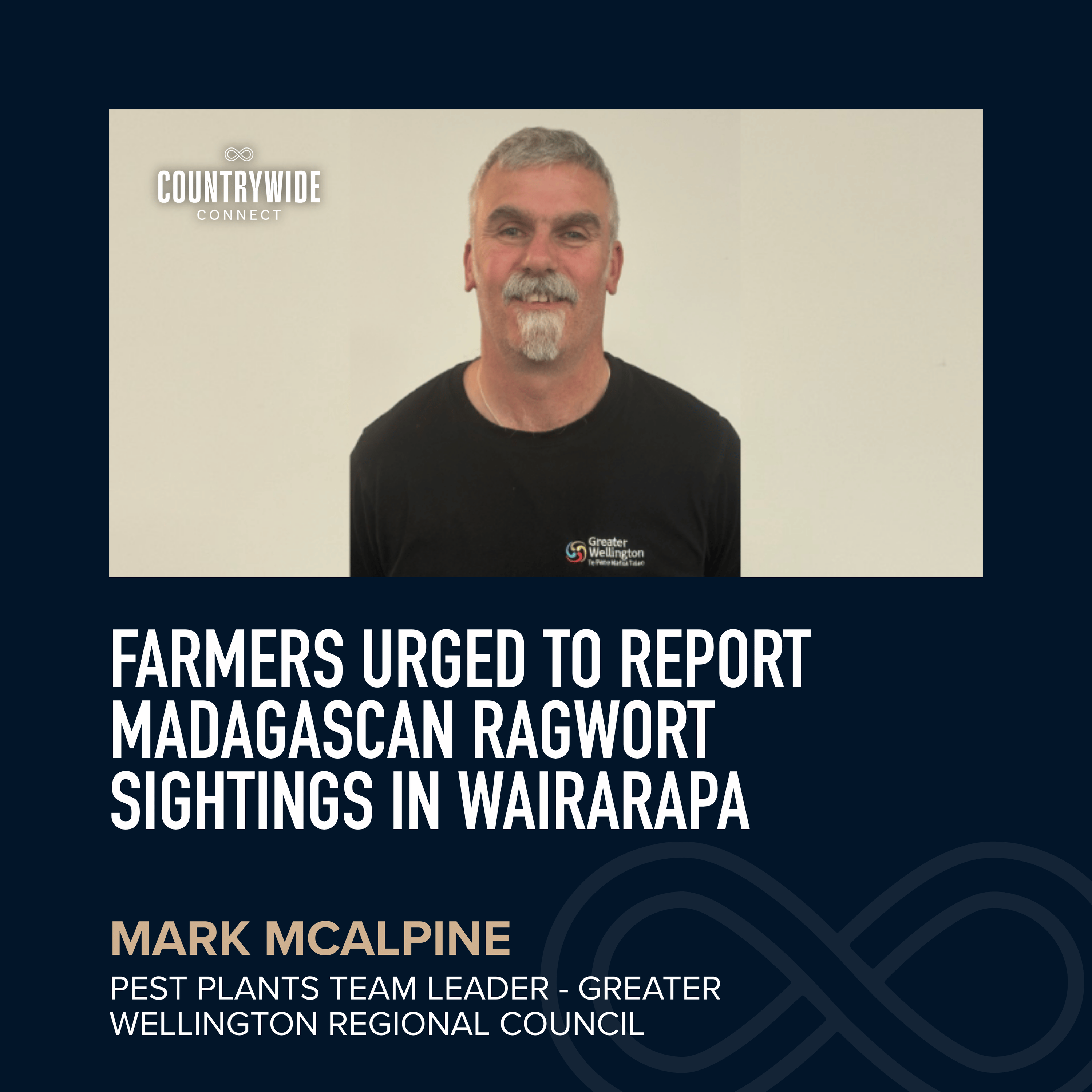 Mark McAlpine - Farmers urged to report Madagascan ragwort sightings in Wairarapa episode artwork