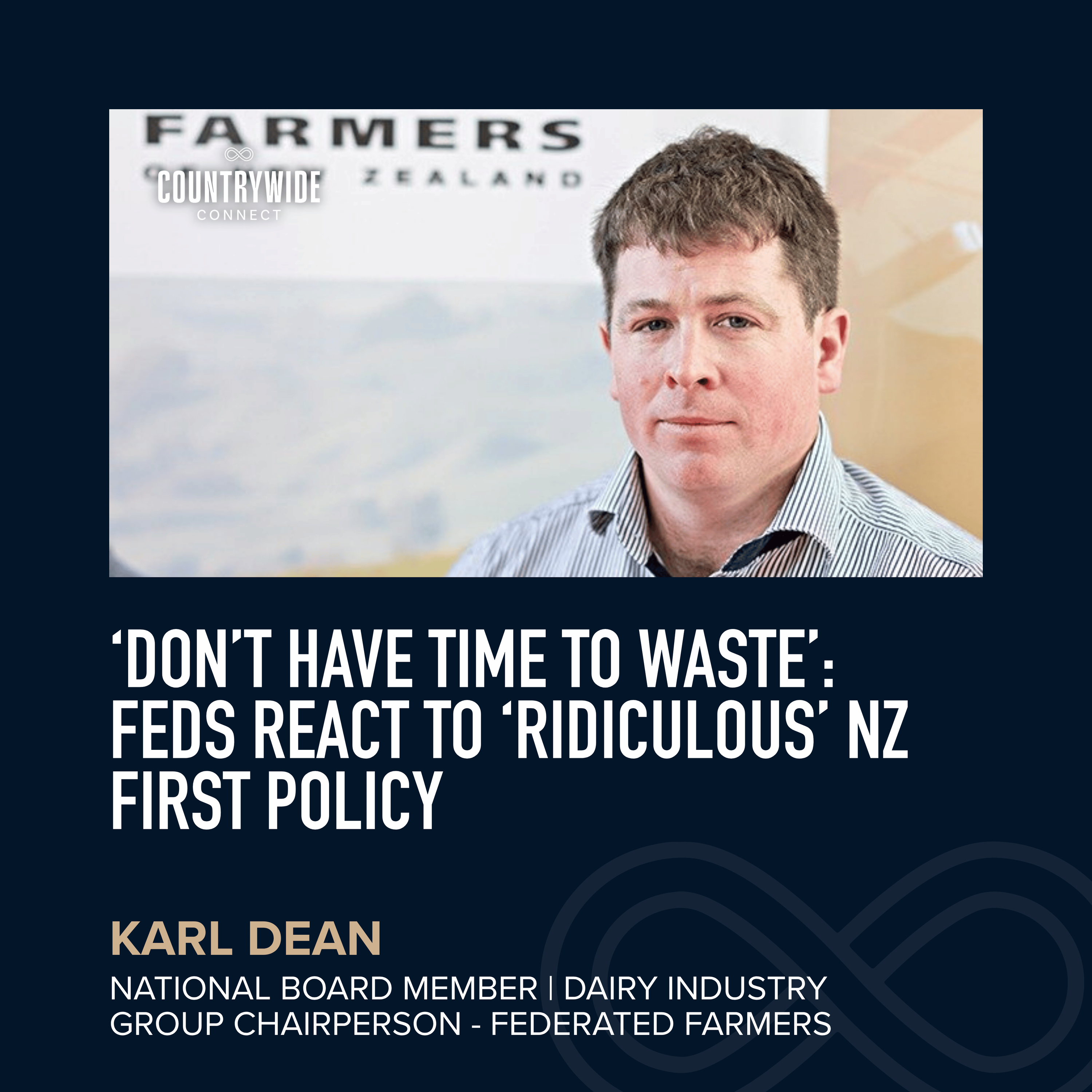 Karl Dean - ‘Don’t have time to waste’: Feds react to ‘ridiculous’ NZ First policy episode artwork