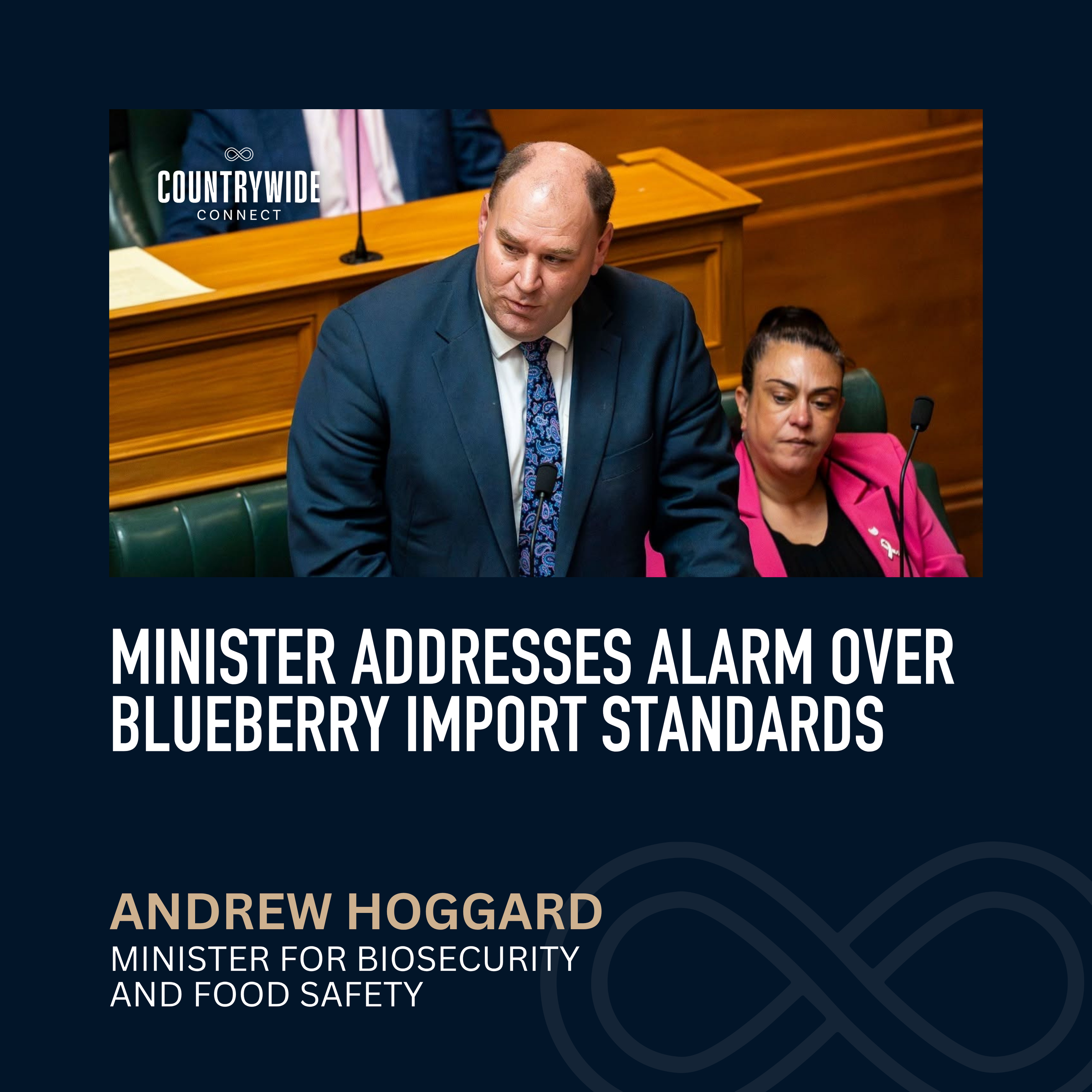 Andrew Hoggard - Minister addresses alarm over blueberry import standards episode artwork