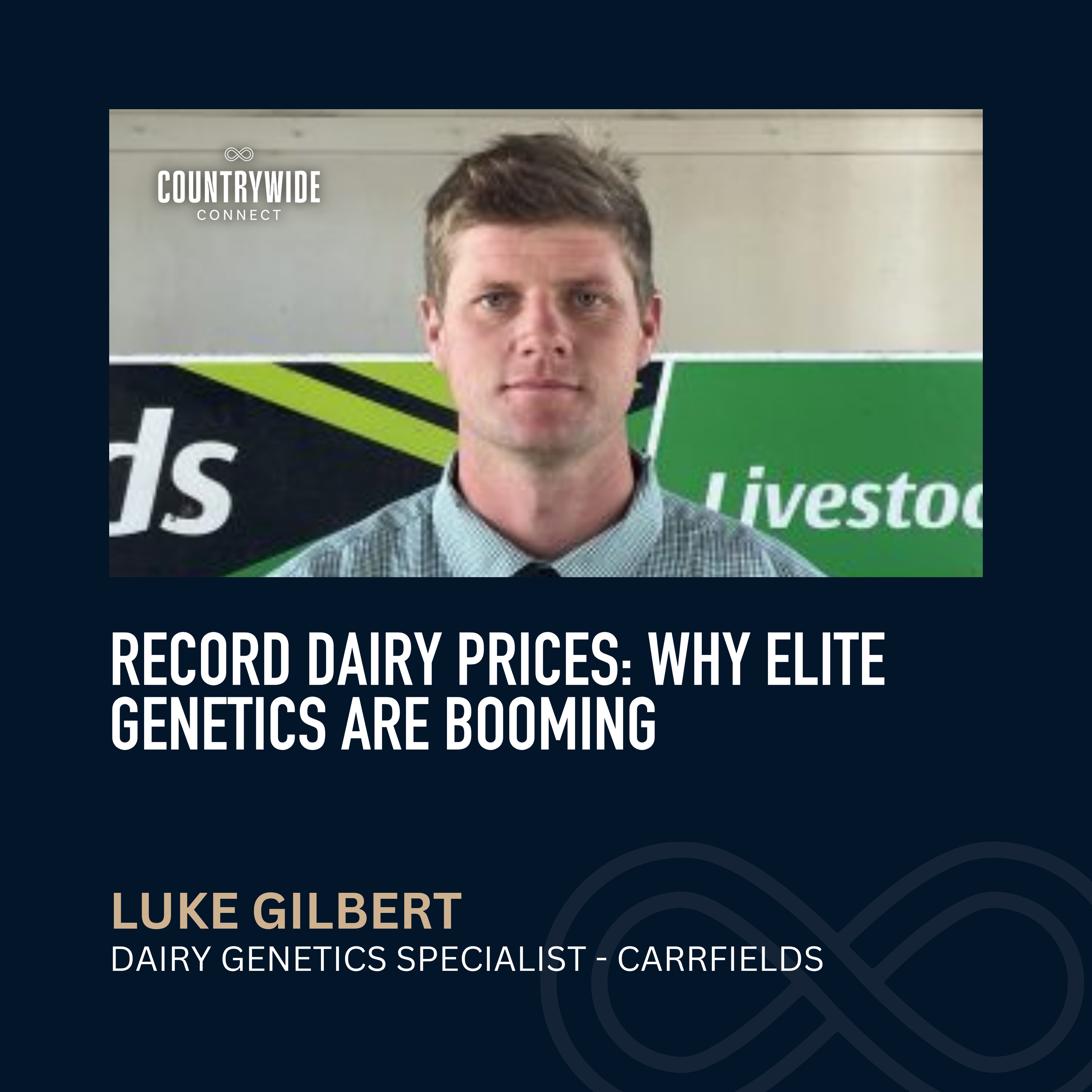 Record dairy prices: Why elite genetics are booming // Luke Gilbert, Dairy Genetics Specialist, Carrfields episode artwork