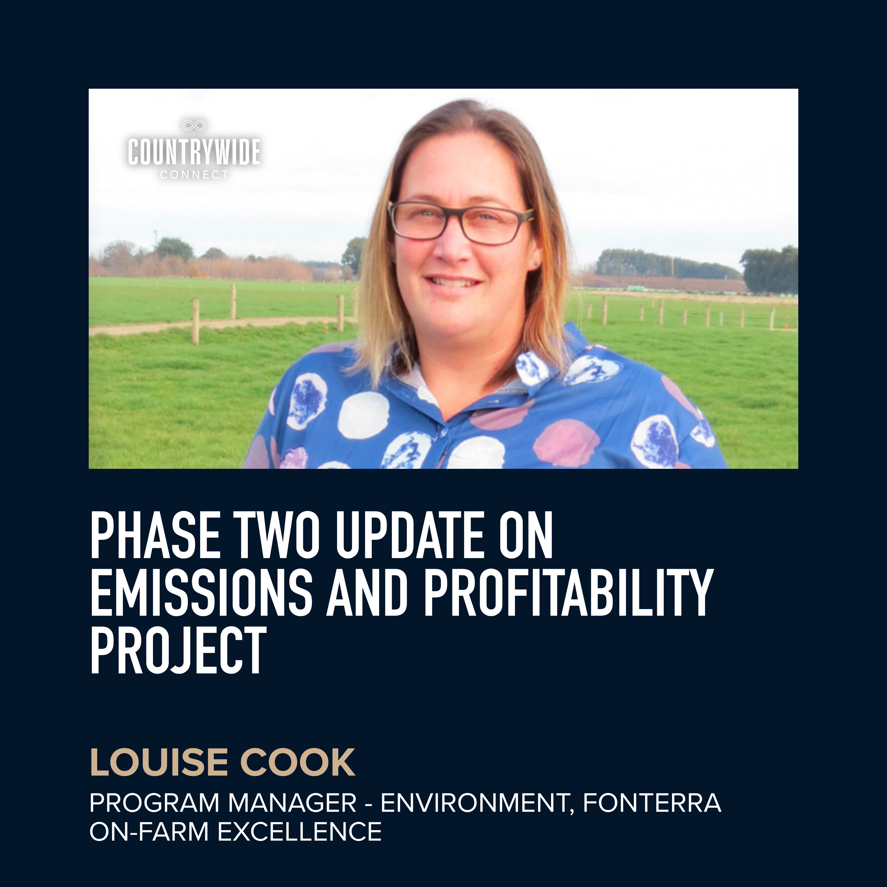 Louise Cook - Phase Two update on Emissions and Profitability Project episode artwork