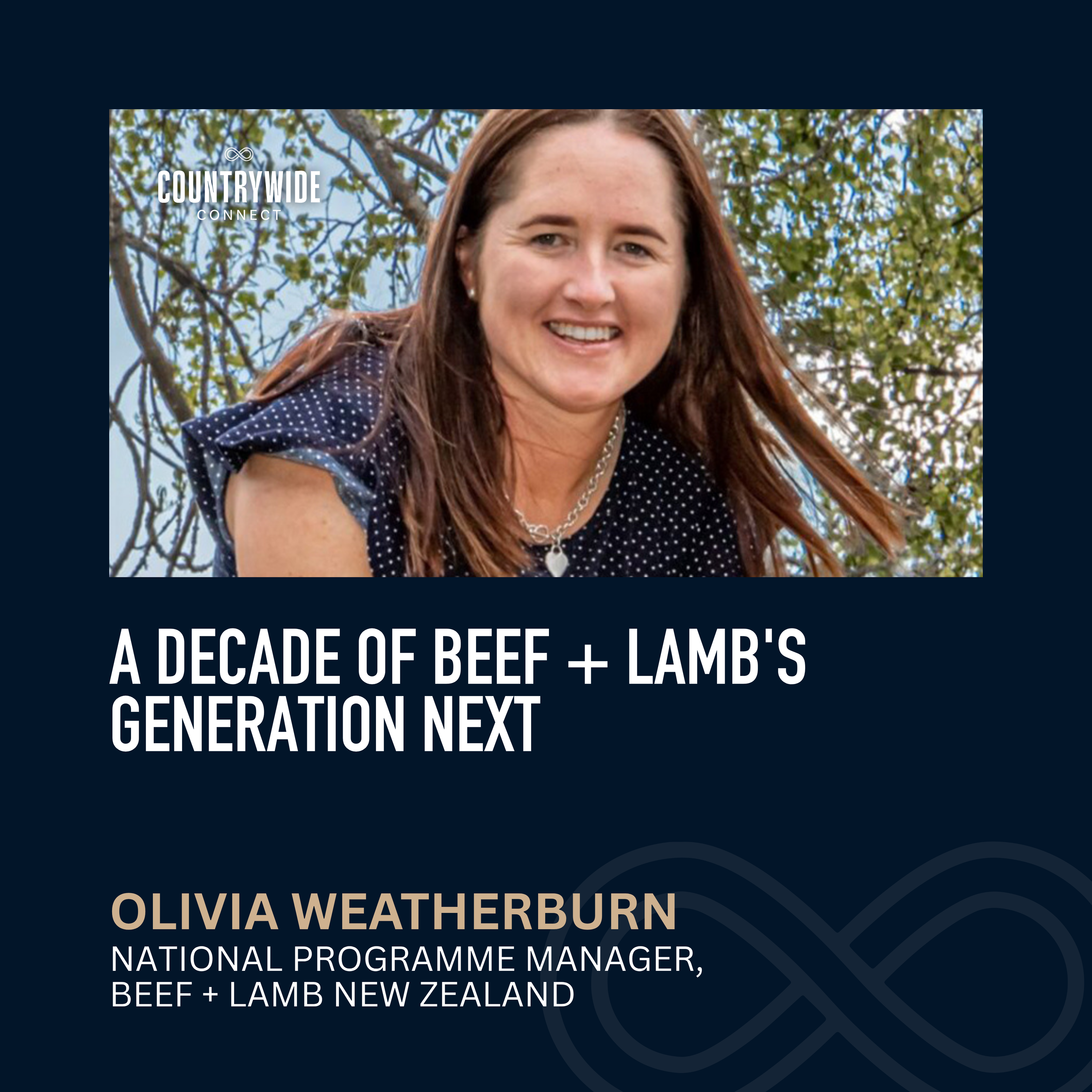 Olivia Weatherburn - A decade of Beef + Lamb's Generation Next episode artwork