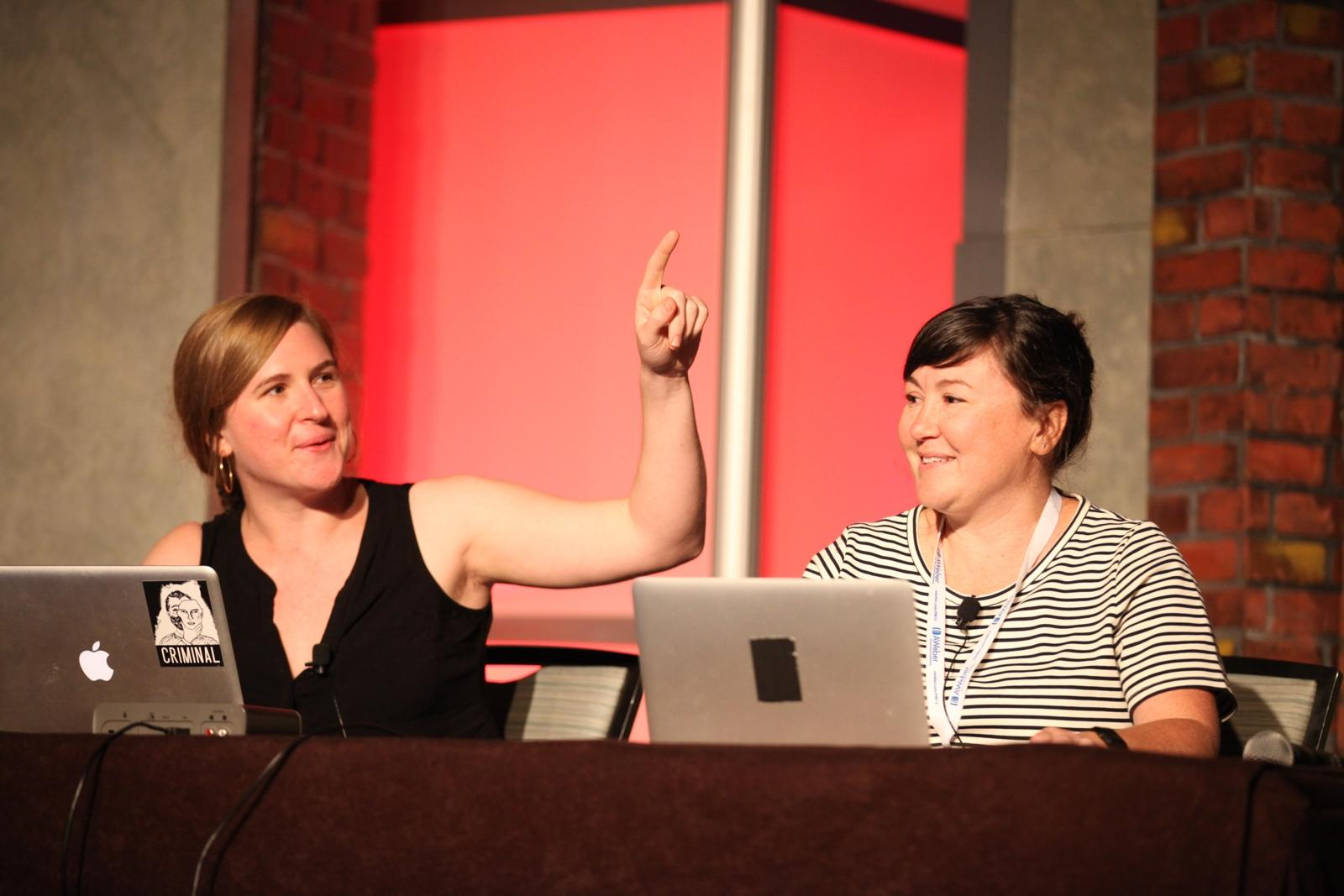 Criminal's Phoebe Judge & Lauren Spohrer