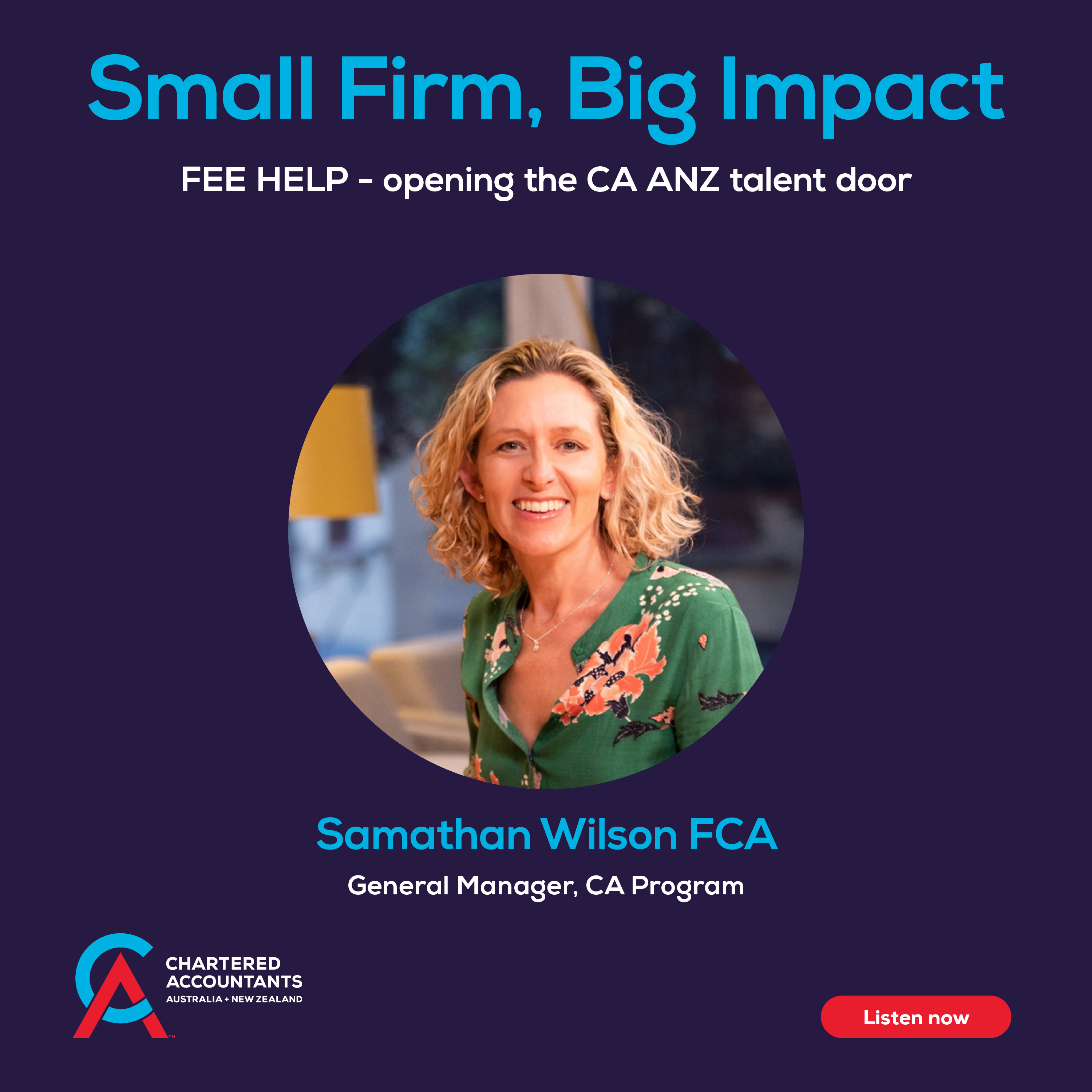 FEE-HELP - opening the CA ANZ talent door