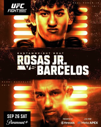 UFC LV121 Barcelos vs. Rosas Jr. Forecast calls for 'Pain'