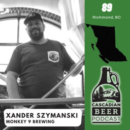 Xander Szymanski, Head Brewer at Monkey 9 Brewing - Richmond, British Columbia