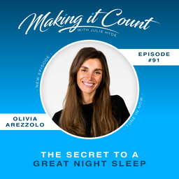 The Secret to a Great Night Sleep with Olivia Arezzolo