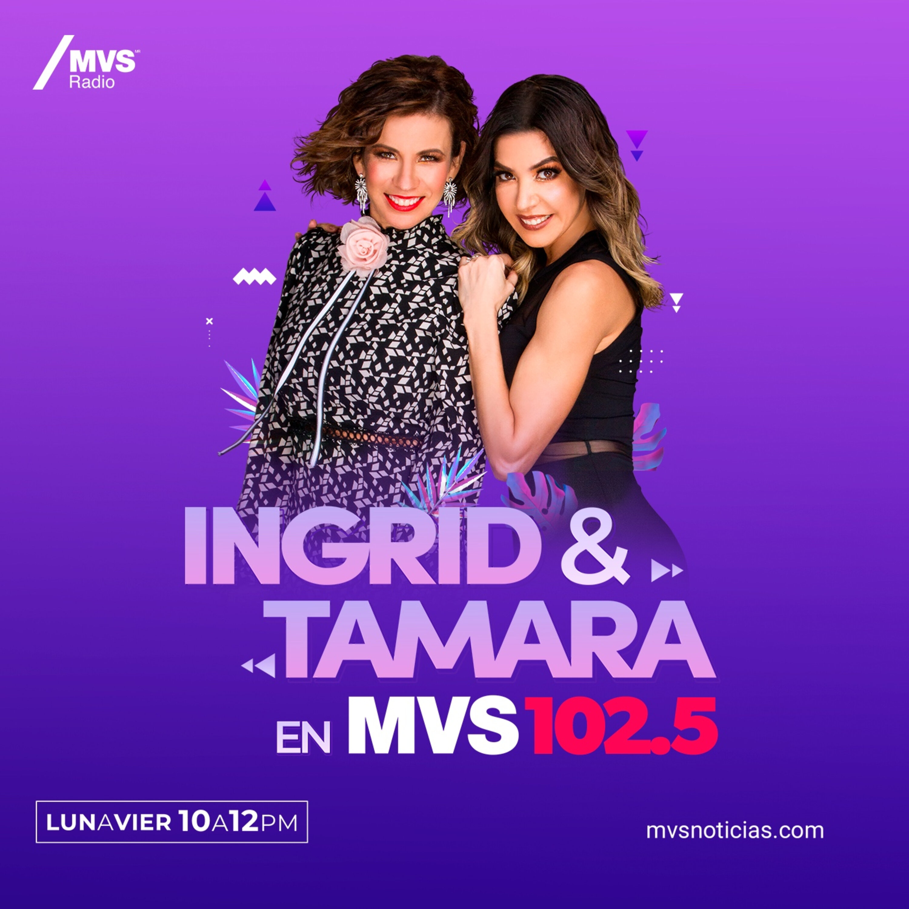 Tamara con Luz en MVS