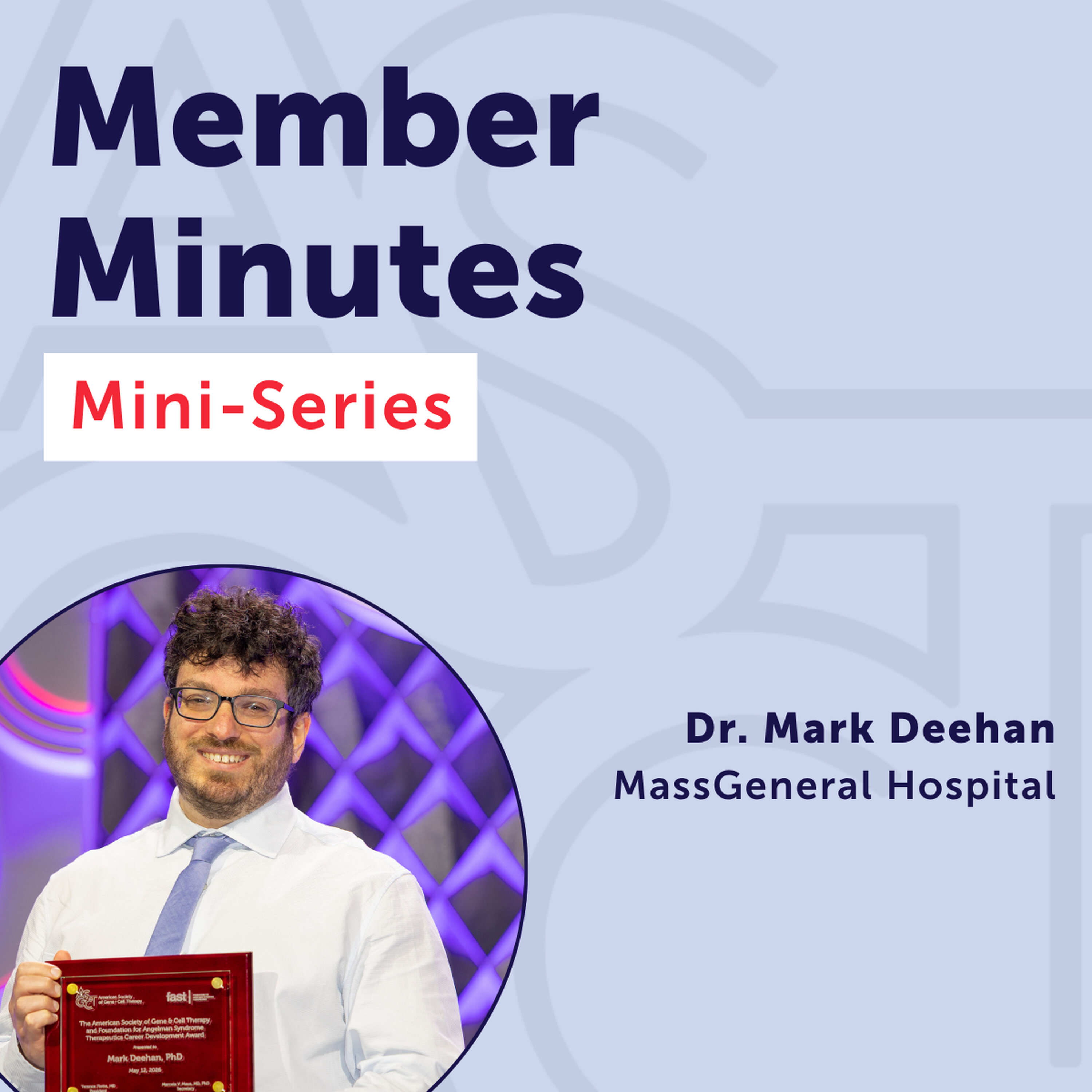 Member Minutes: Mark Deehan, PhD episode artwork