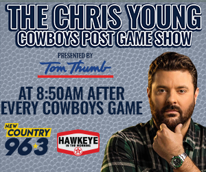 Chris Young Cowboys Postgame - Cowboys 33 vs Eagles 13