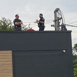 Cops head to Dunkin' rooftops to raise money for the Special Olympics