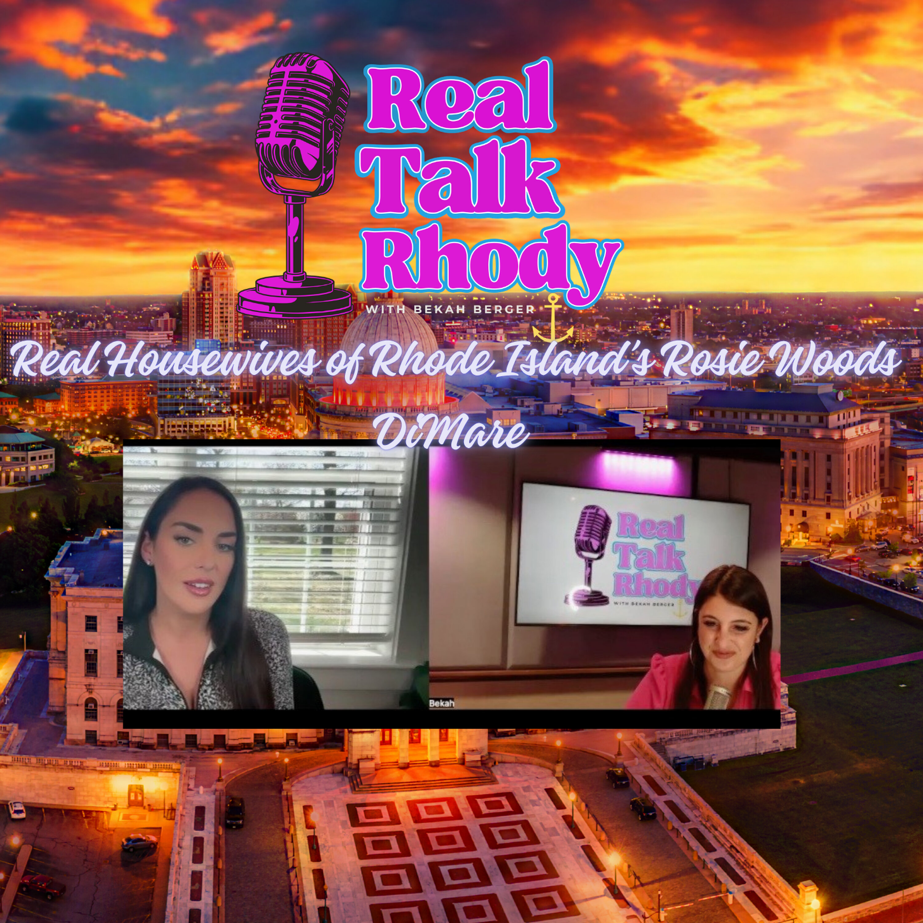 Real Housewives of Rhode Island's Rosie Woods DiMare on Real Talk Rhody episode artwork