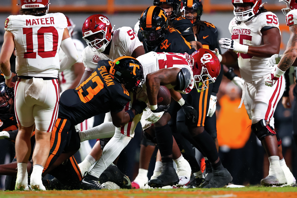 Joey Aguilar and Edwin Spillman Oklahoma postgame (11.1.25)