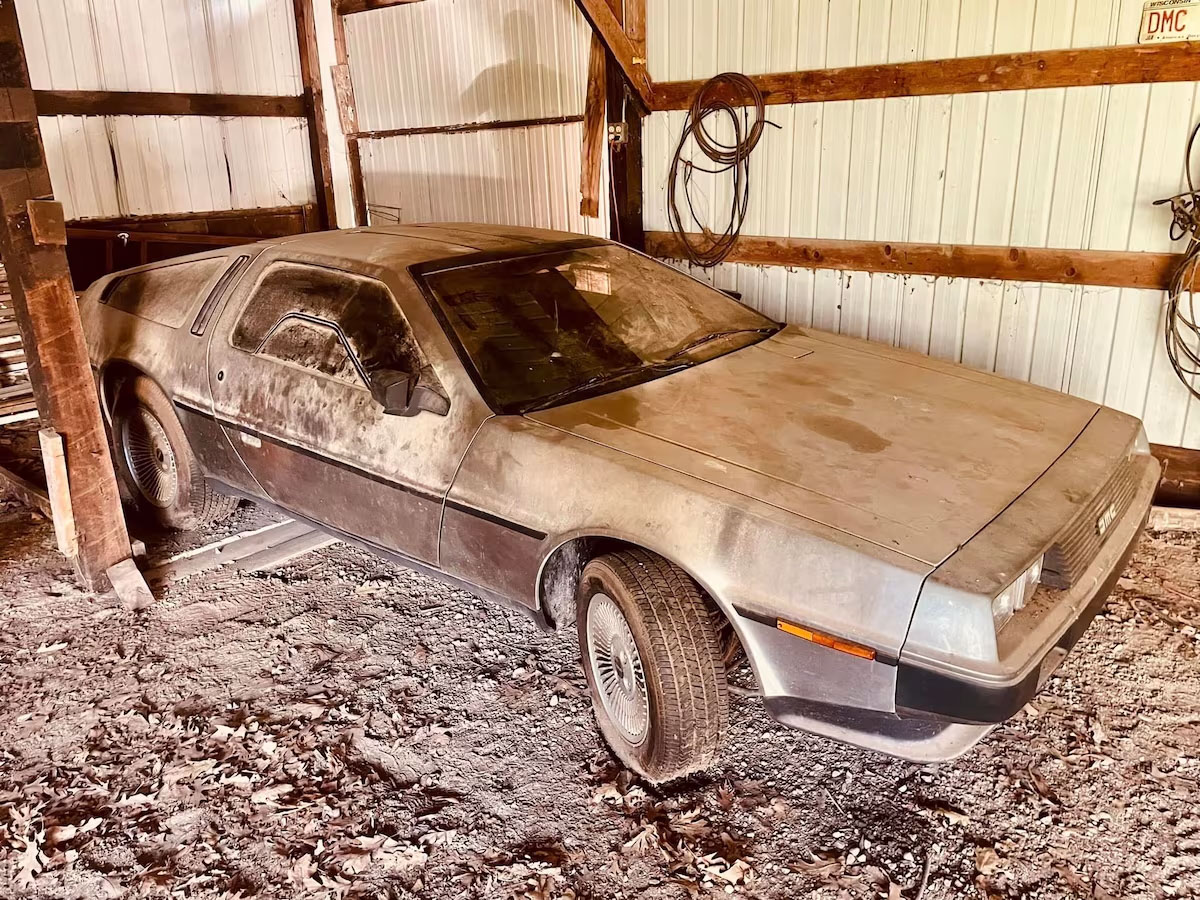 Rare Barn Find | This DeLorean Found With Few Miles