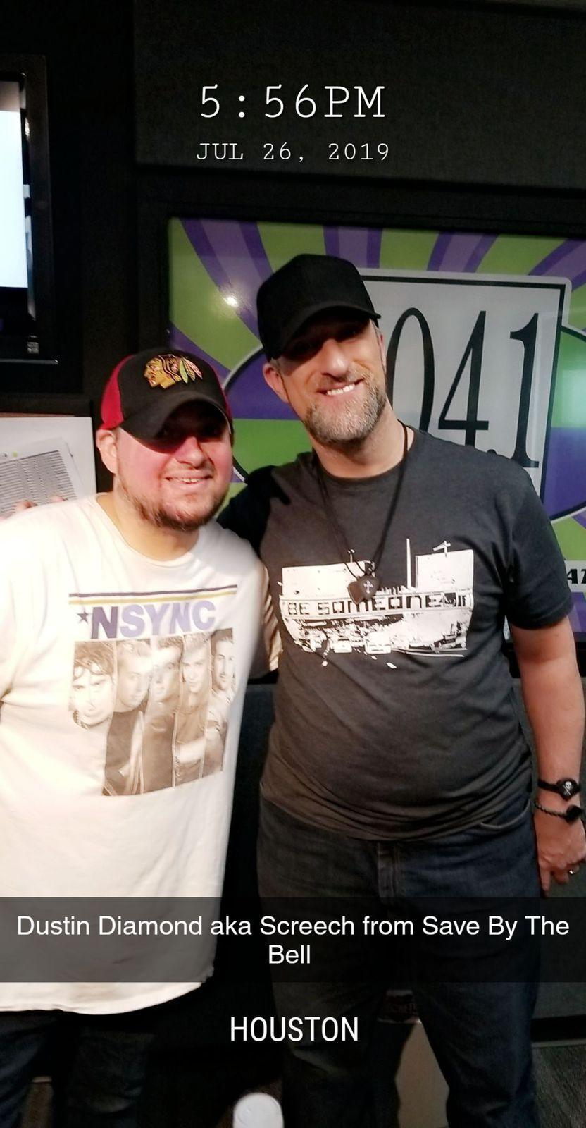 Dustin Diamond aka Screech Stops By The Studio episode artwork