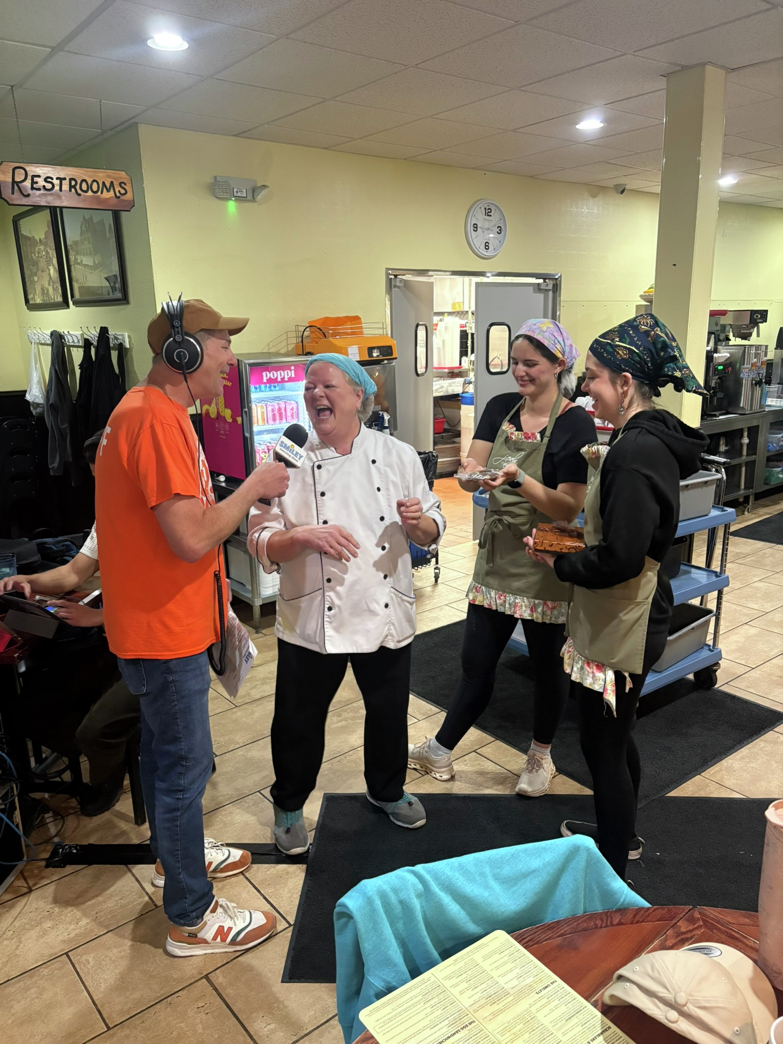 Smiley Live from Greenfield - chat with Greenfield Team Captain Elizabeth Orr and the local chocolate shop episode artwork