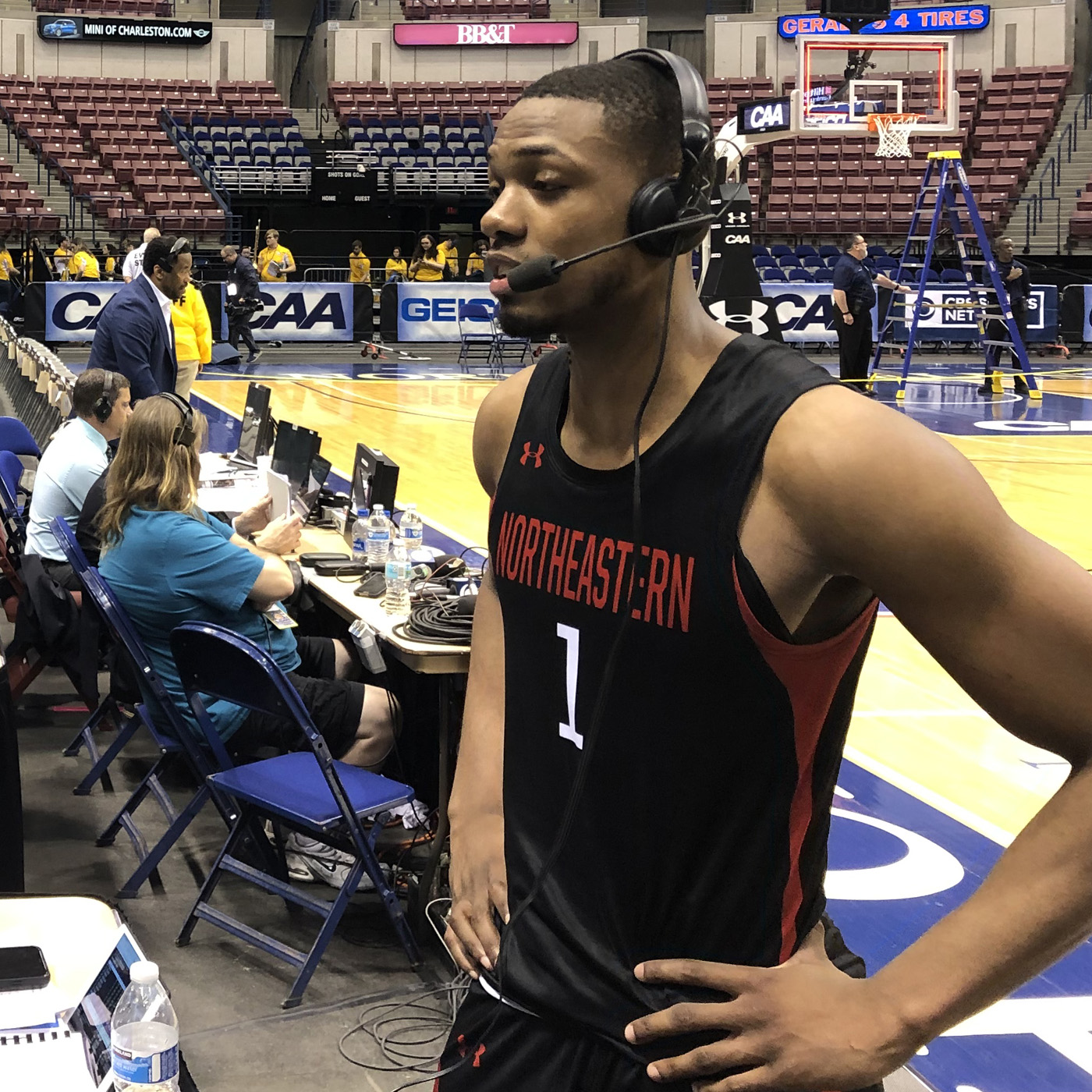 CAA Championship Postgame Interview Shawn Occeus