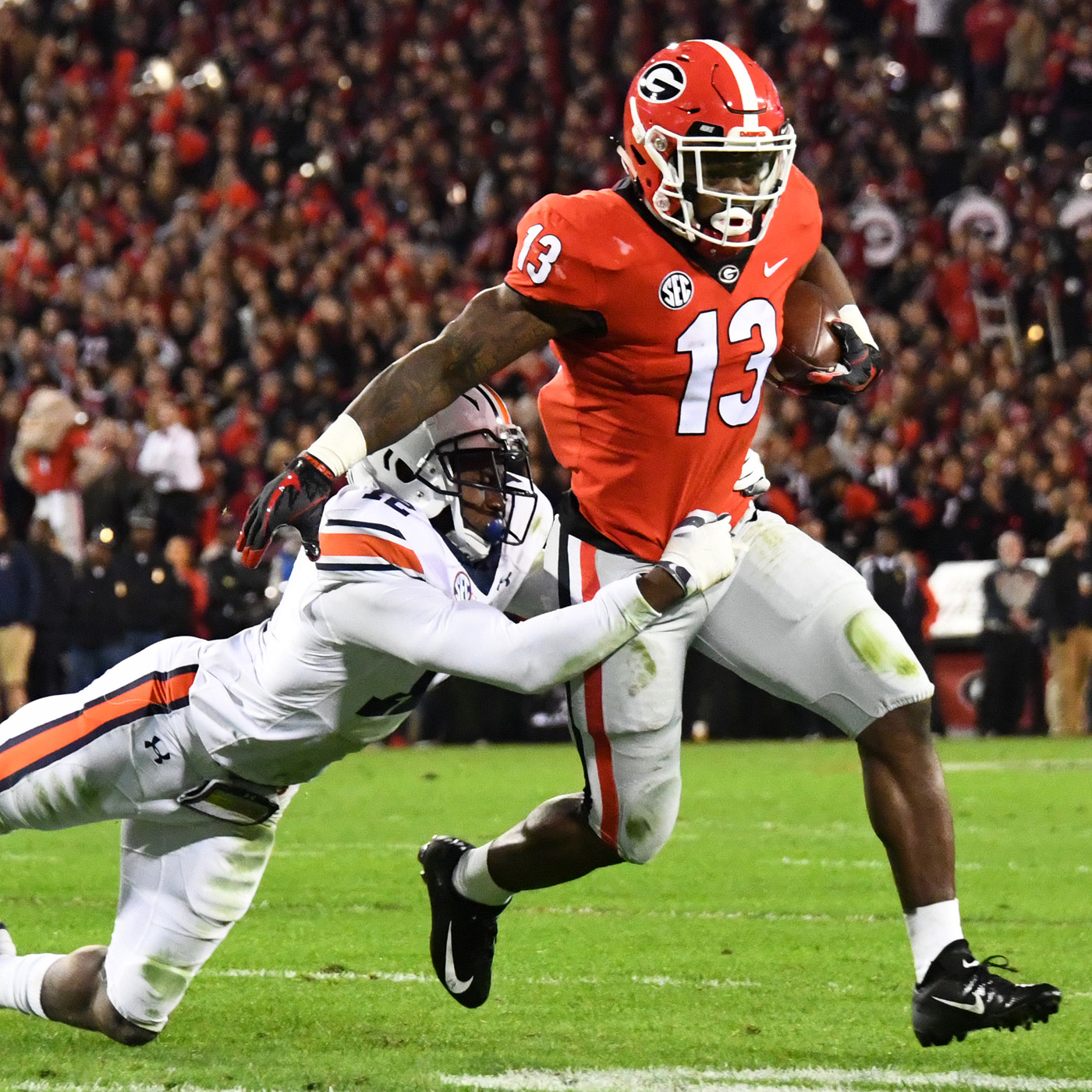 Highlights: Georgia 27 - Auburn 10