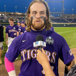 LSU 2-0 Tommy White's HR sends LSU to the championship series