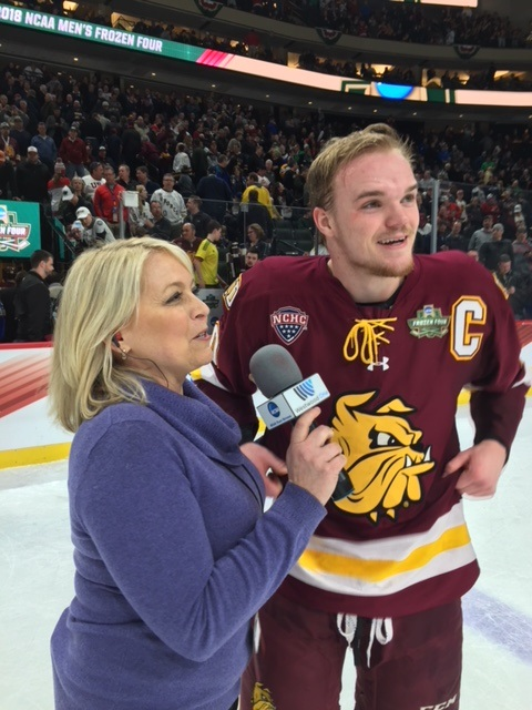Frozen Four Interview: Minnesota-Duluth's Karson Kuhlman after Ohio State win