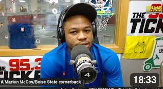 BOISE STATE FOOTBALL: A'MARION McCOY ON COMPETING FOR STARTING JOBS - AND CFP INVITES