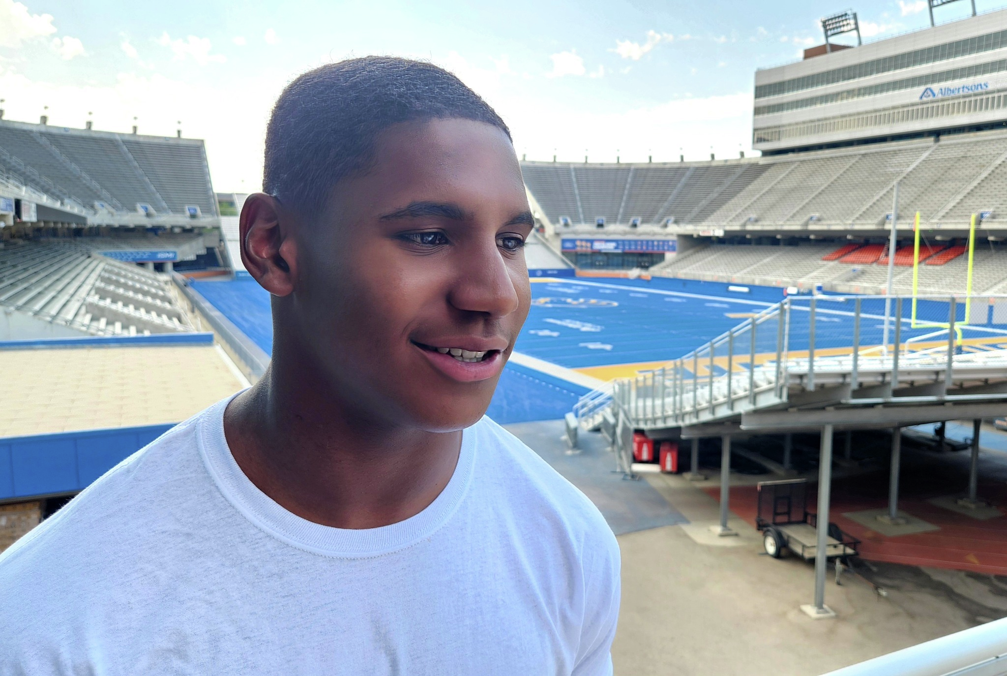 SIRE GAINES: BOISE STATE RUNNING BACK, 17 - WISE BEYOND HIS YEARS