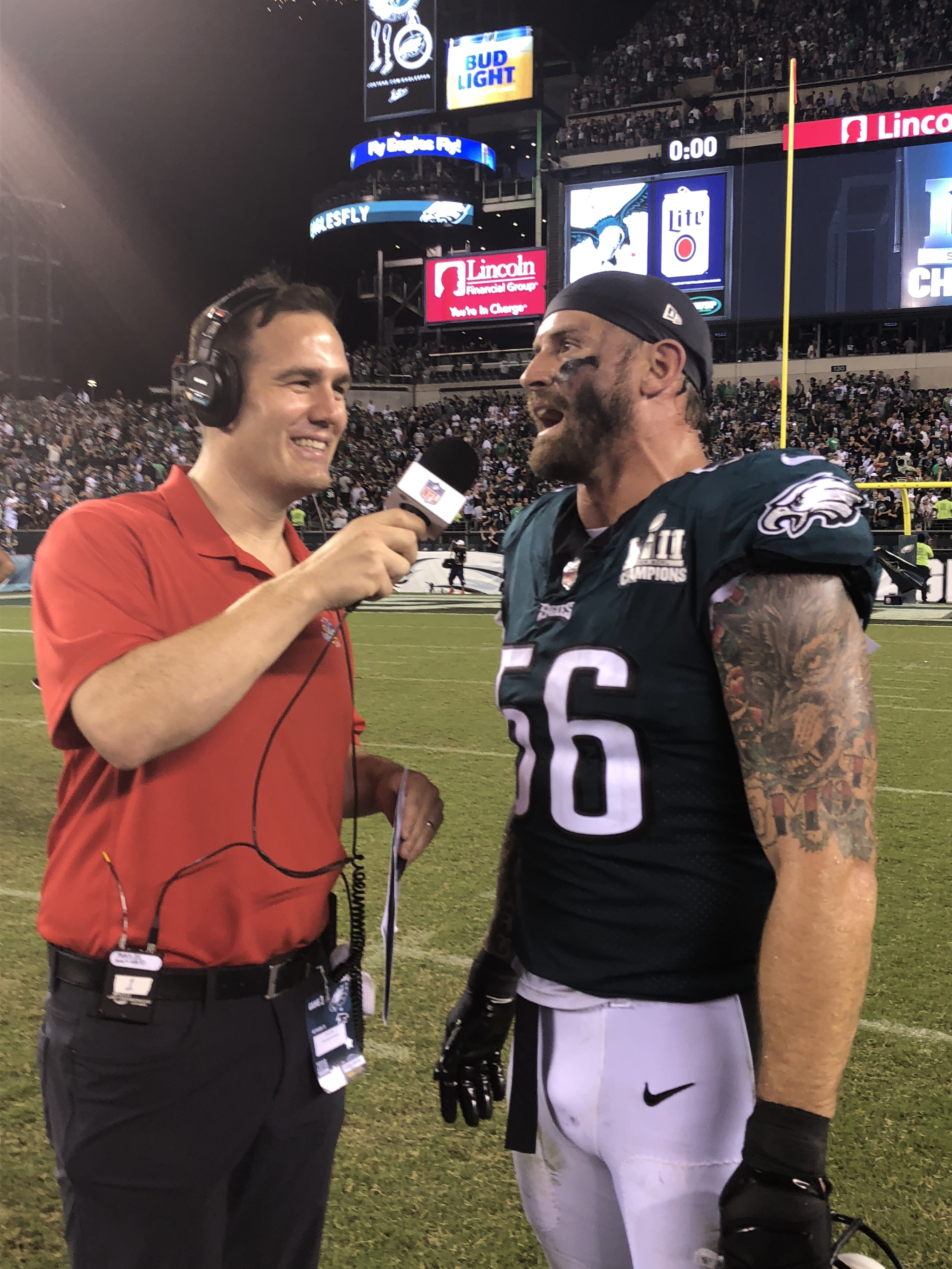 Chris Long Postgame Interview 9-6-18
