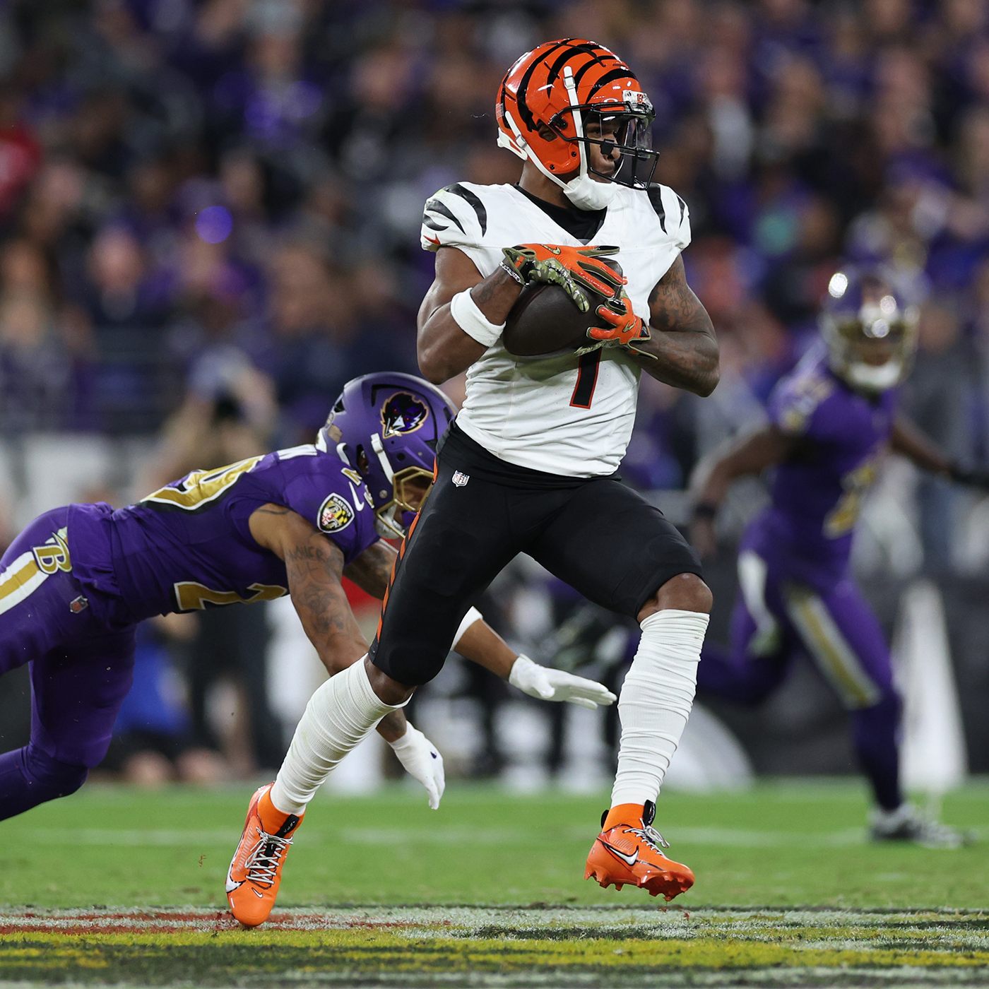 3Q CIN 21-7 Joe Burrow 67-yd TD pass to Ja'Marr Chase