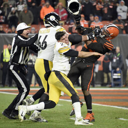 Highlights: Browns defeat Steelers in game with ugly ending
