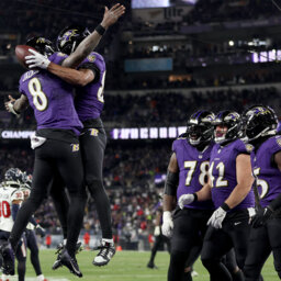 Ravens win 34-10 to advance to AFC Championship