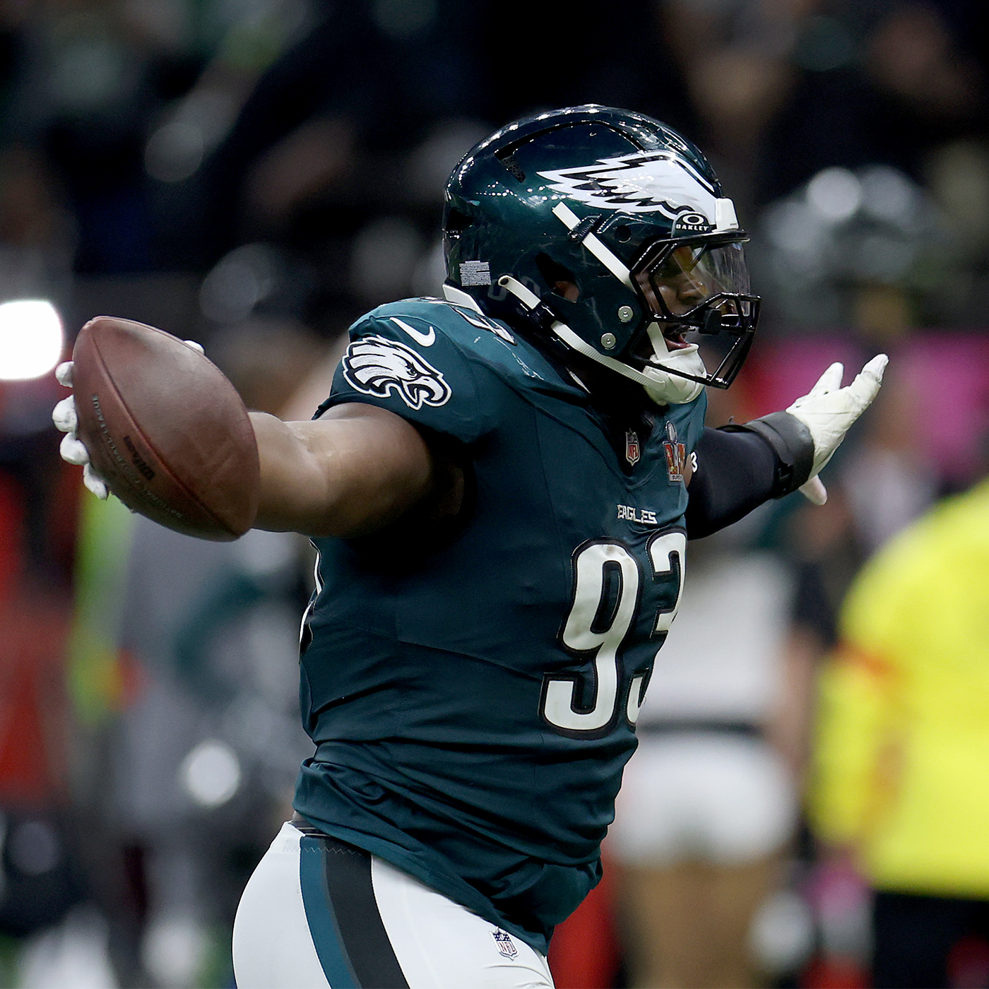 PHI 37-6 Milton Williams strip-sack Patrick Mahomes