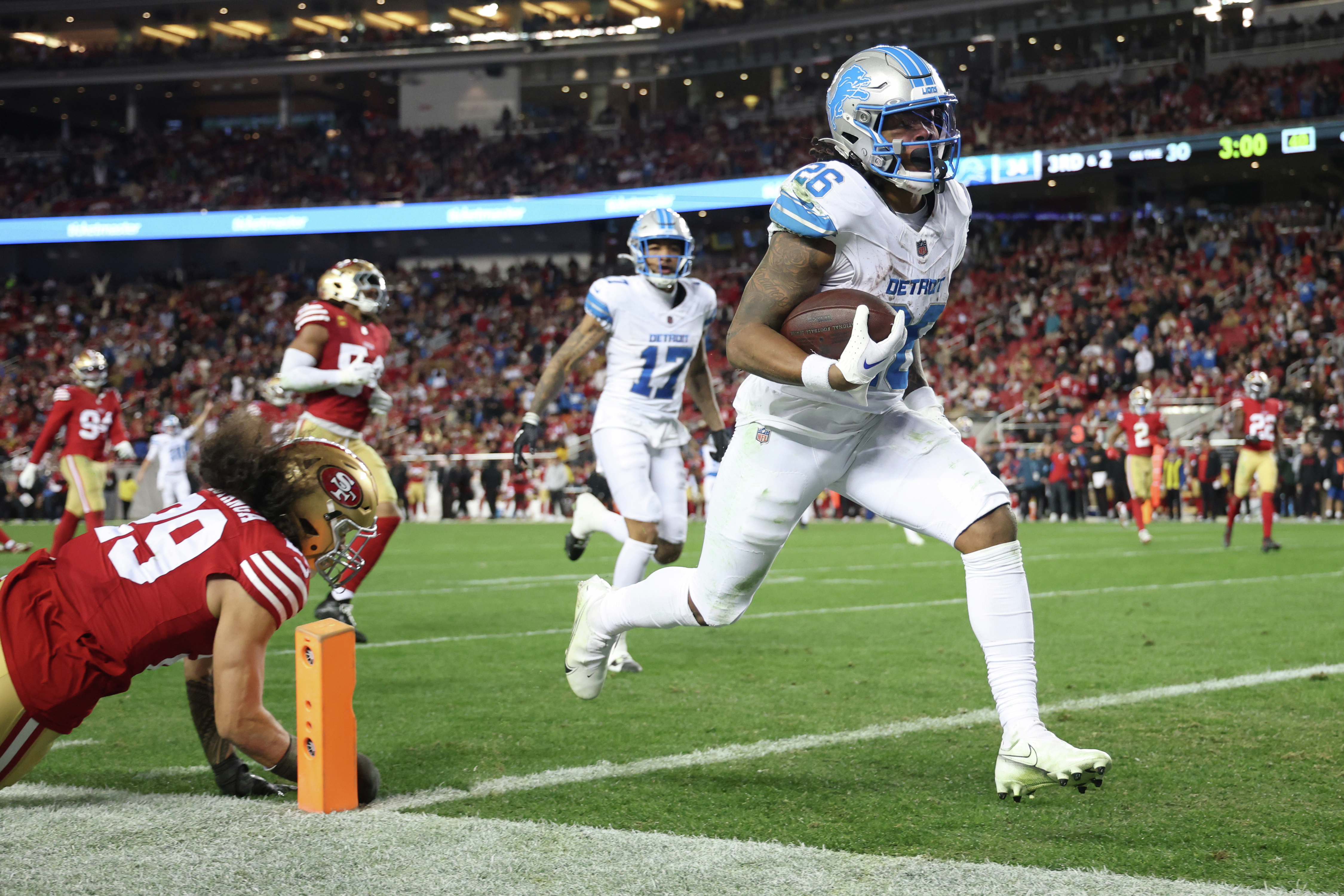 DET 4Q 40-28 J. Gibbs 30-yd TD run