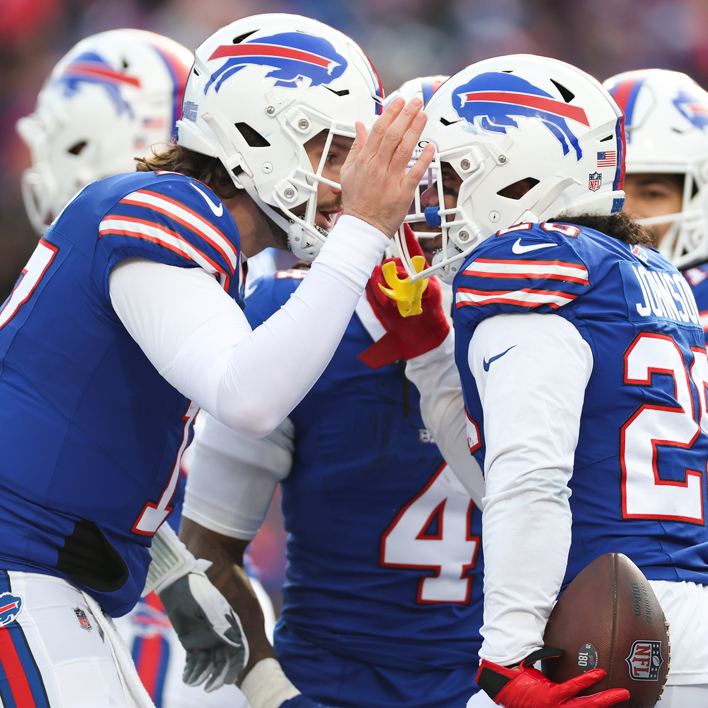 BUF 3Q 21-7 Josh Allen 24-yd TD pass to Ty Johnson