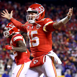 KC 42-36 P. Mahomes 8-yd TD Pass to T. Kelce in OT