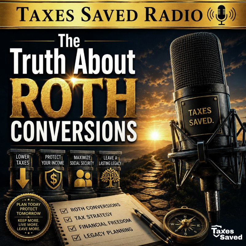 Taxes Saved Radio - May 23, 2026 - Segment 2 - The Truth About Roth Conversions episode artwork