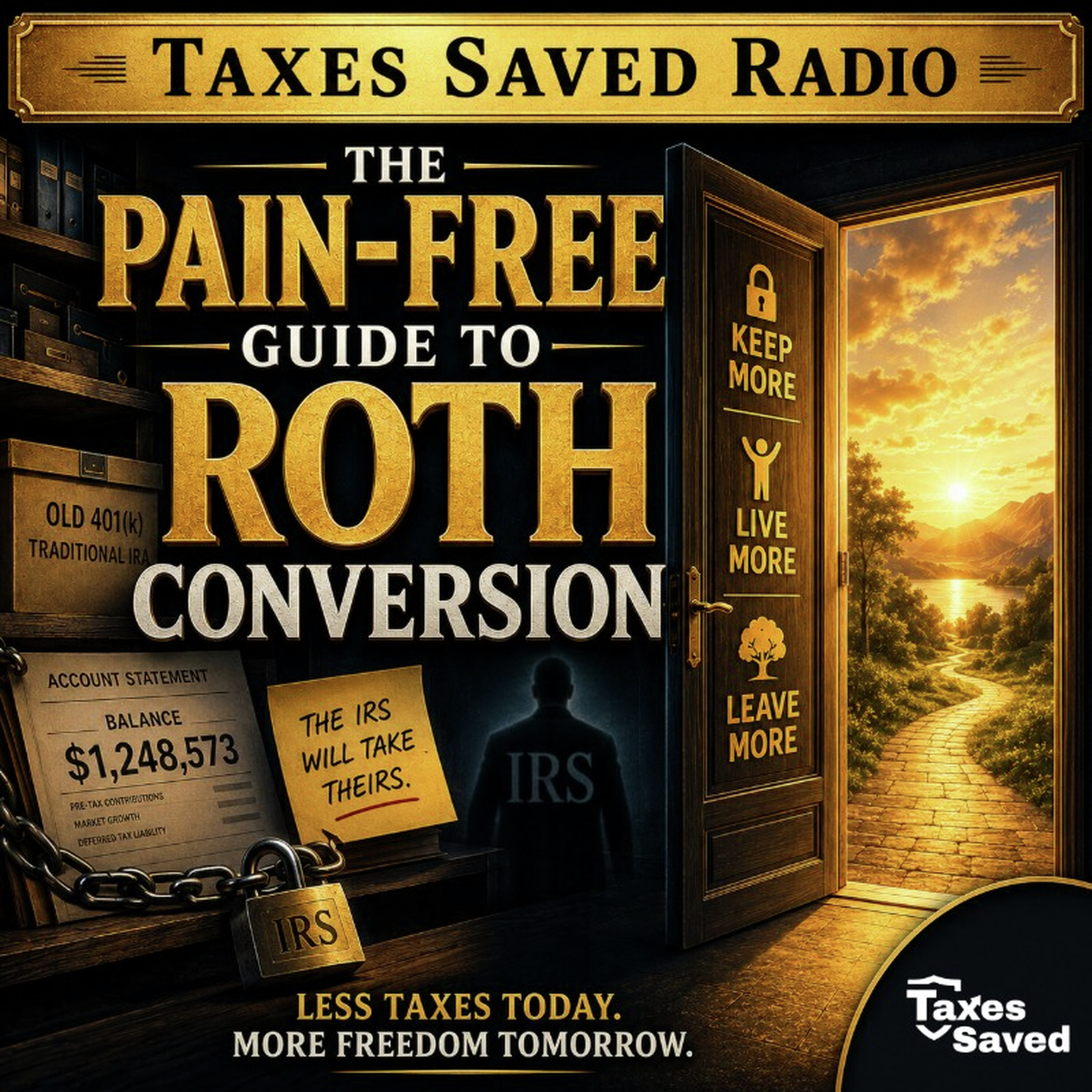 Taxes Saved Radio - June 06, 2026 - Segment 2 - The Pain-Free Guide to Roth Conversion episode artwork