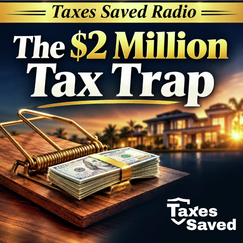 Taxes Saved Radio - August 08, 2026 - Segment 1 - The $2 Million Tax Trap episode artwork