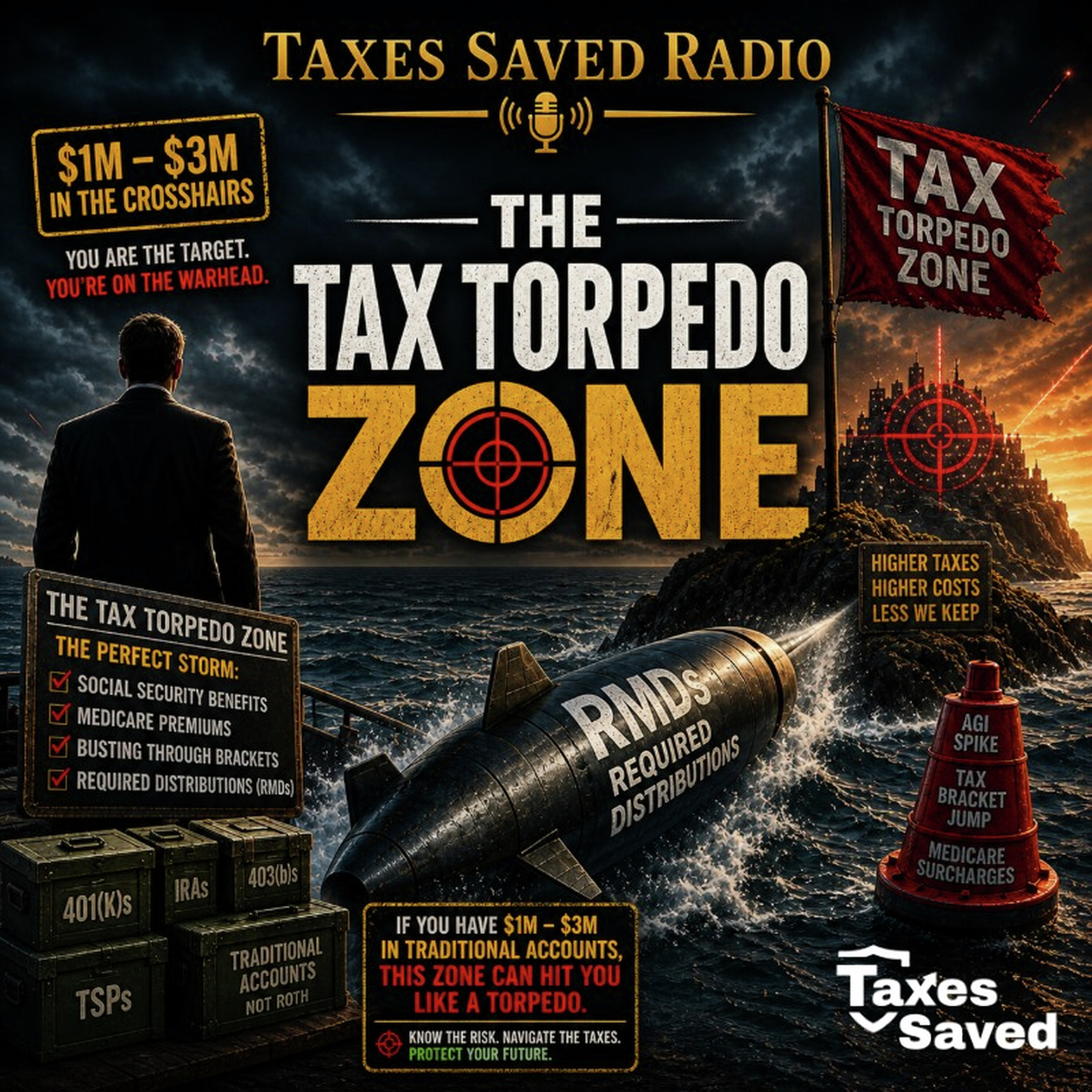 Taxes Saved Radio - May 02, 2026 - Segment 2 - The Tax Torpedo Zone - Part 2 episode artwork