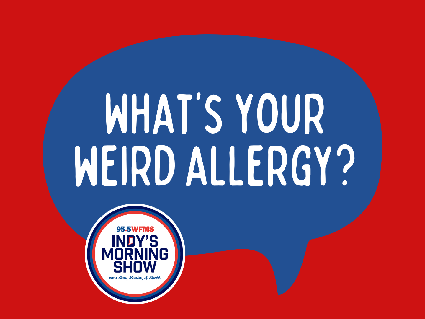 What odd thing are you allergic to