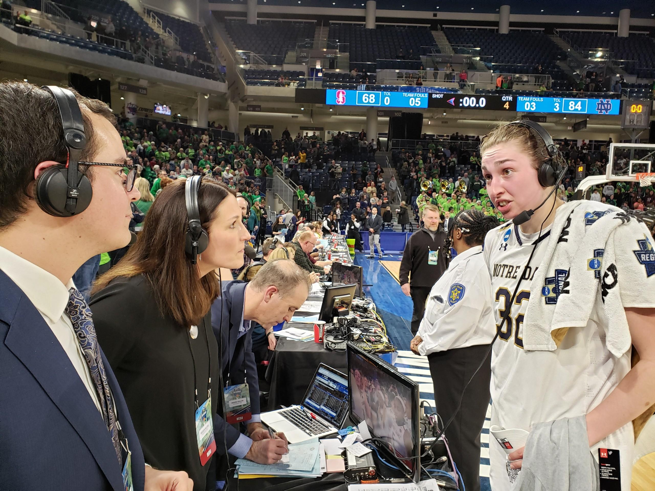 Postgame Interview: Notre Dame's Jessica Shepard
