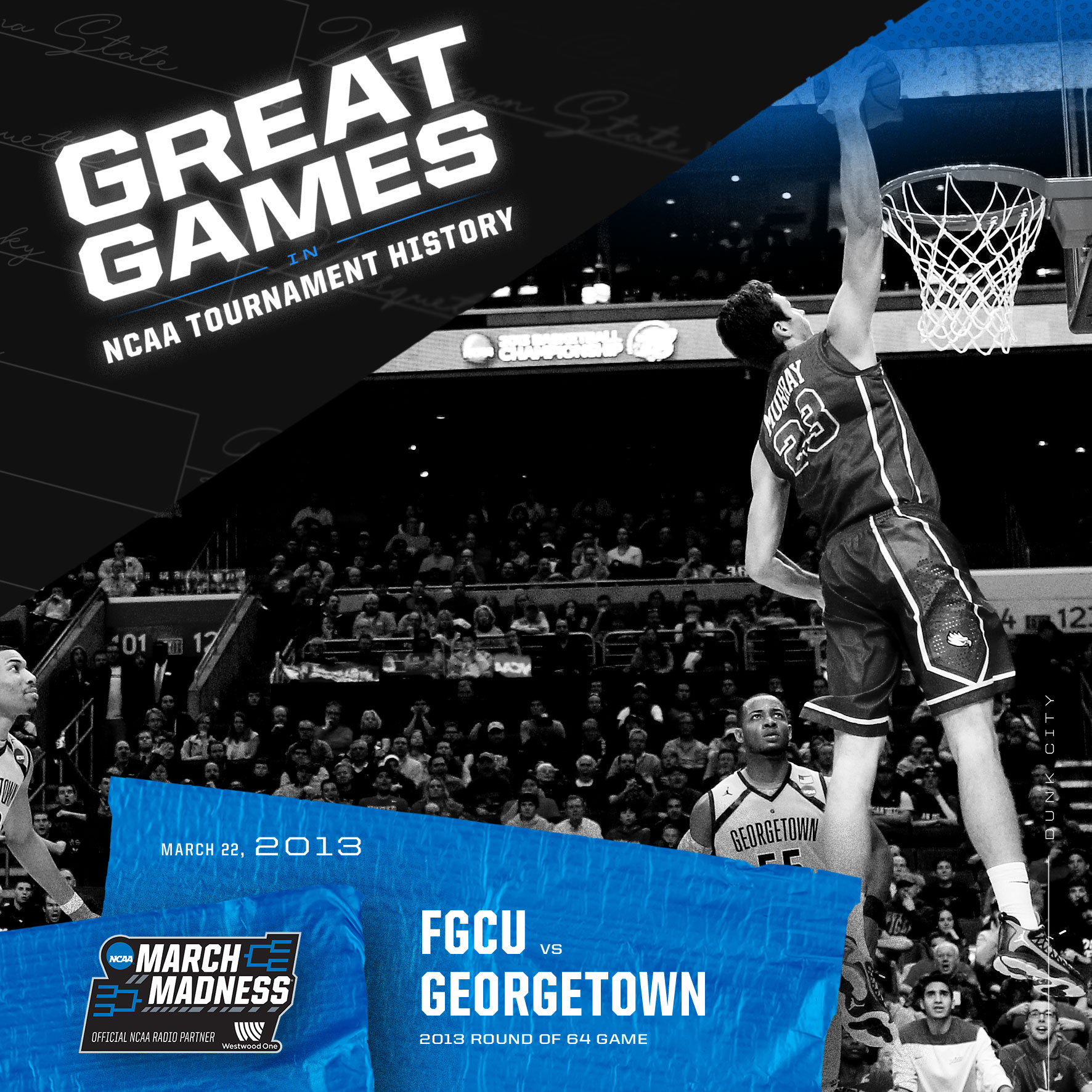 Great Games in NCAA Tournament History: FGCU unveils Dunk City