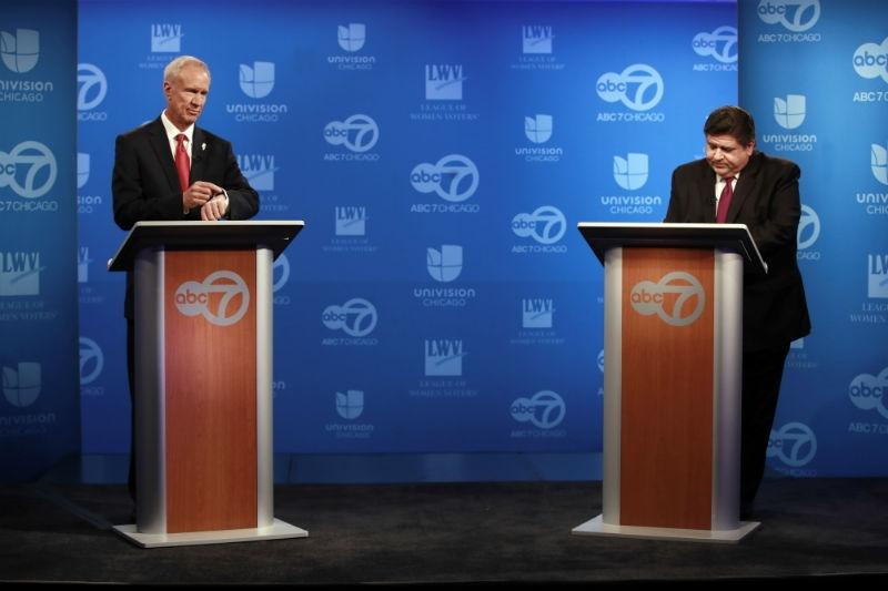 Rauner-Pritzker debate recap, campaign updates, step increases - Ep. 47 episode artwork