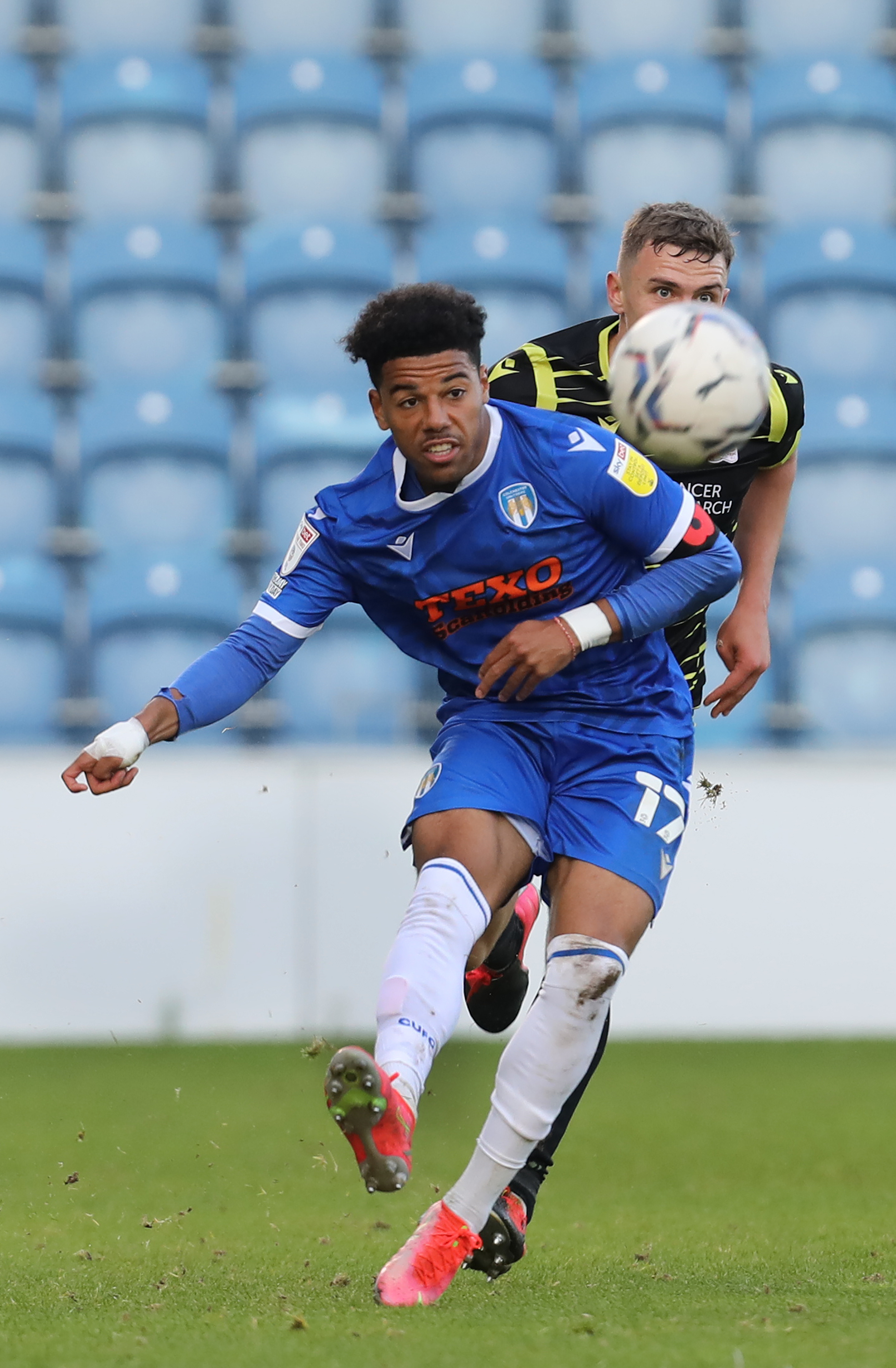 Sylvester Jasper on his international debut with Bulgaria under-21s