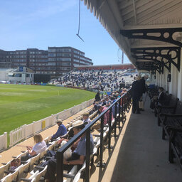Ben Brown reacts to Sussex's defeat by Northants at Hove