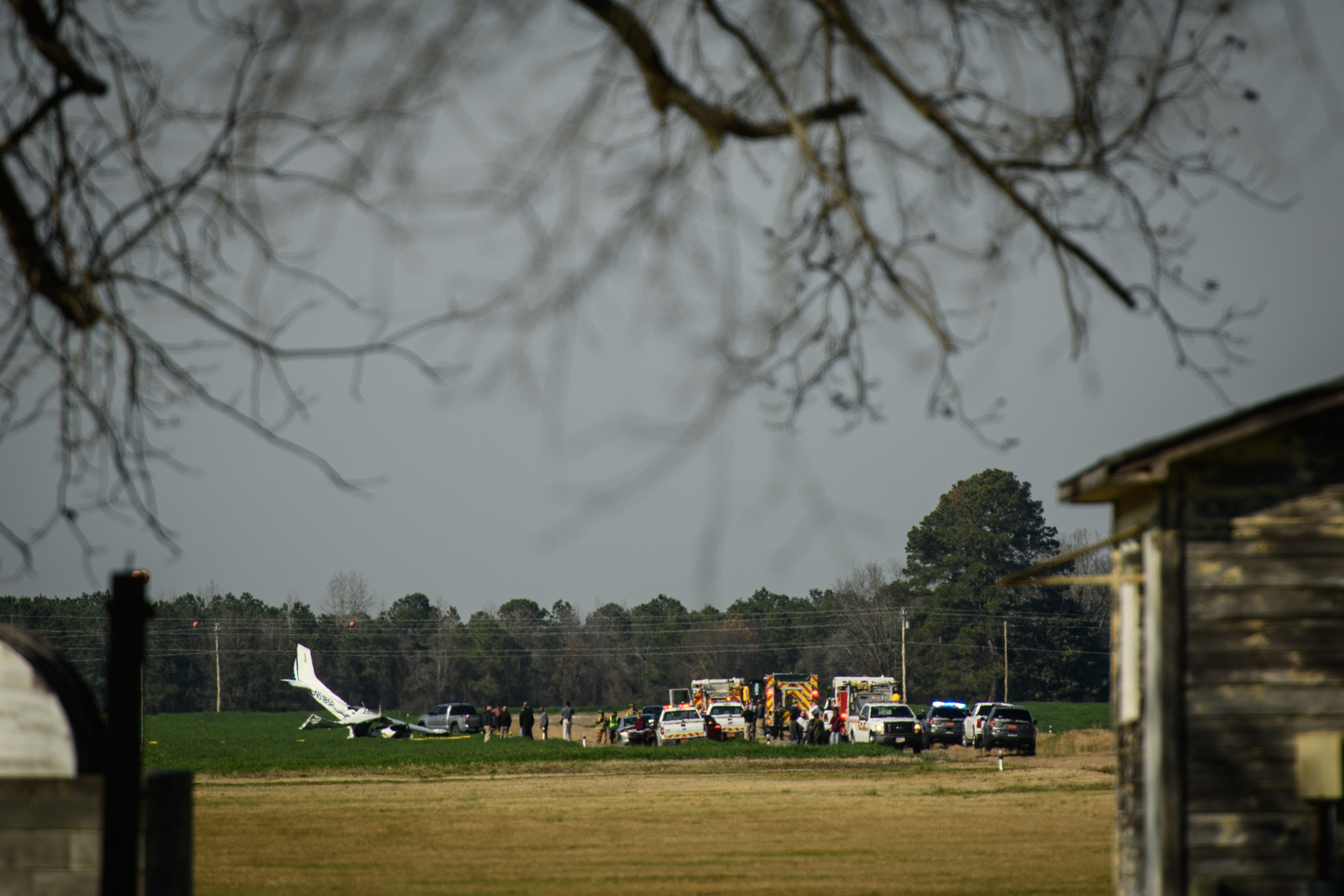 911 call: Gray's Creek Airport crash - Call 1